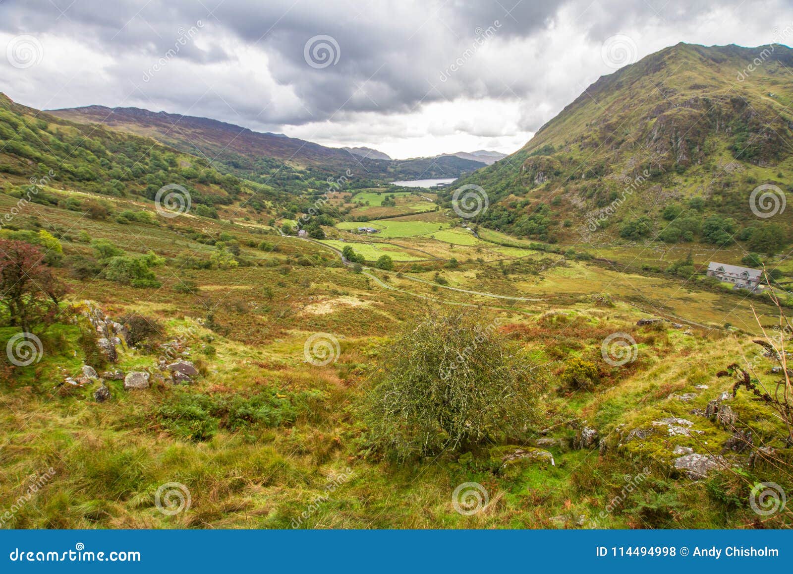 view from the nant gwynant pass