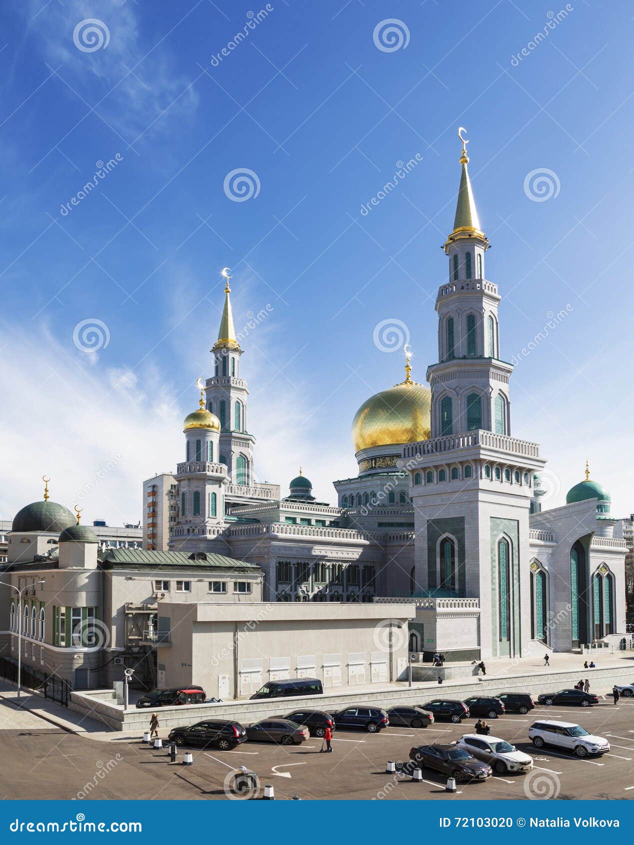 View of the New Mosque in Moscow Editorial Image Image of city