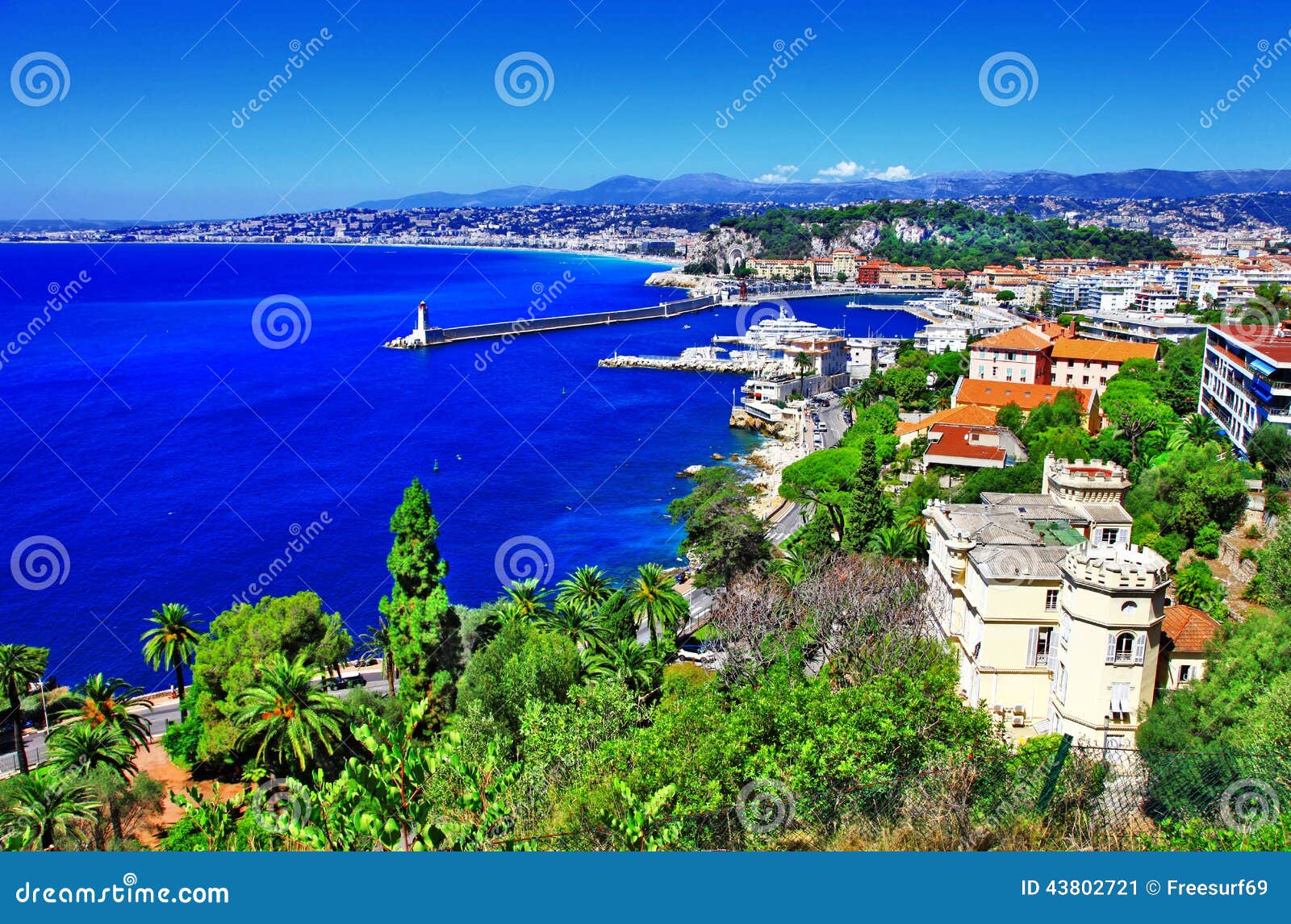 view of nice, french riviera
