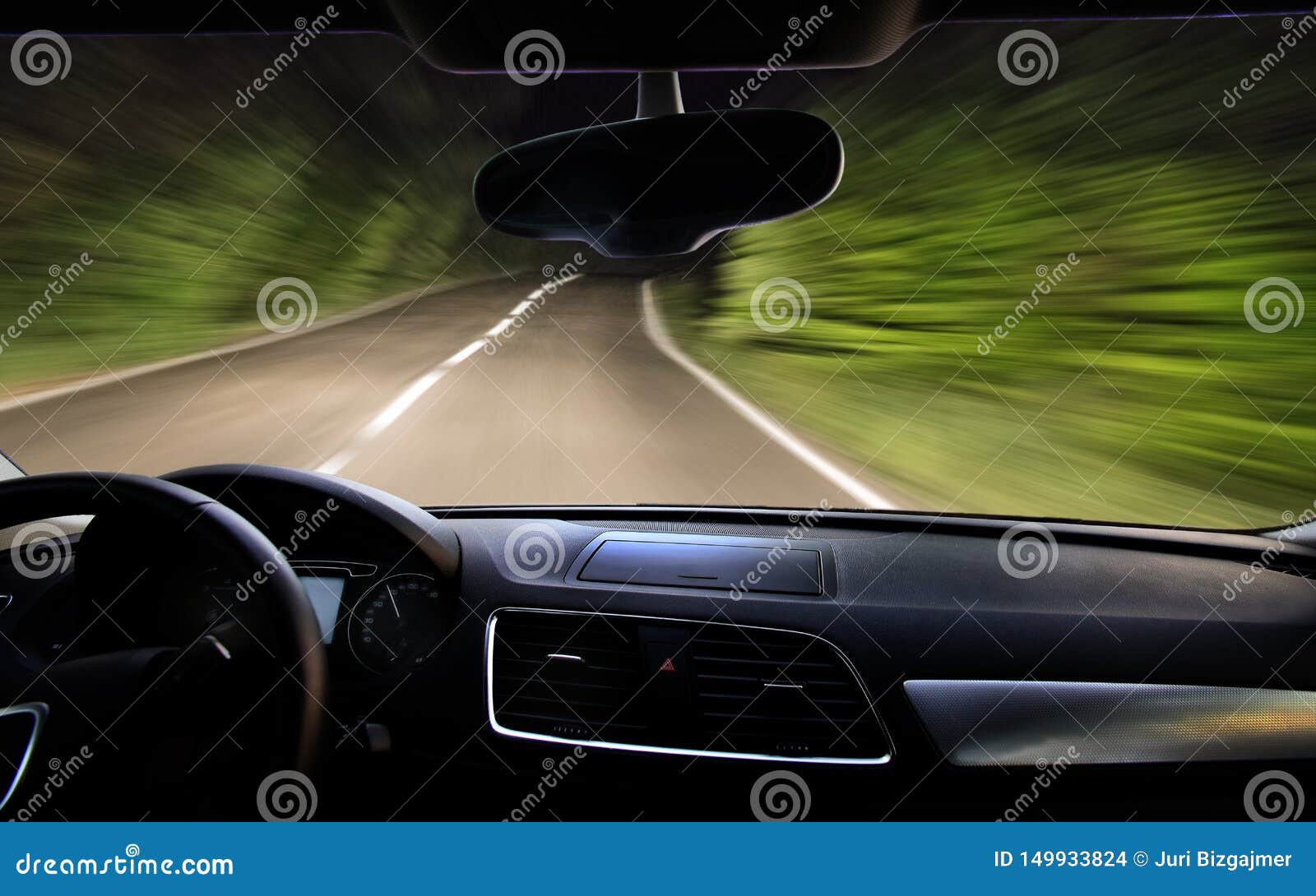 View of the Night Road through the Windshield Stock Photo Image of night, auto 149933824