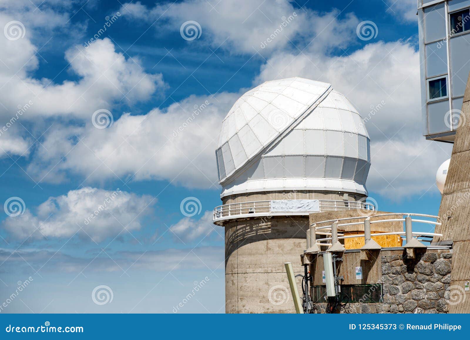 a view of observatory of pic du midi de bigorre, french pyrenees