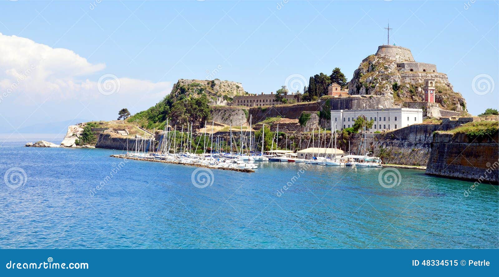 Old Fortress in Corfu, Greece