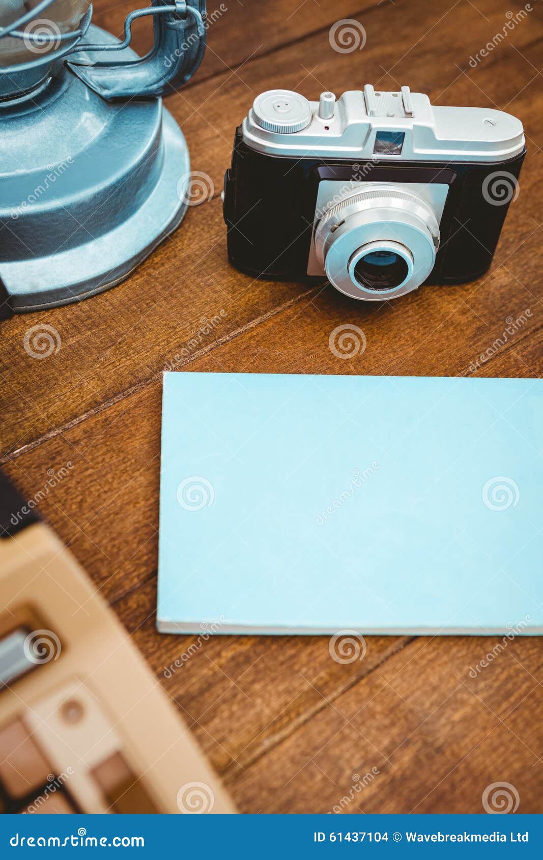 View of an Old Typewriter and Camera Stock Photo Image of plank, camera 61437104