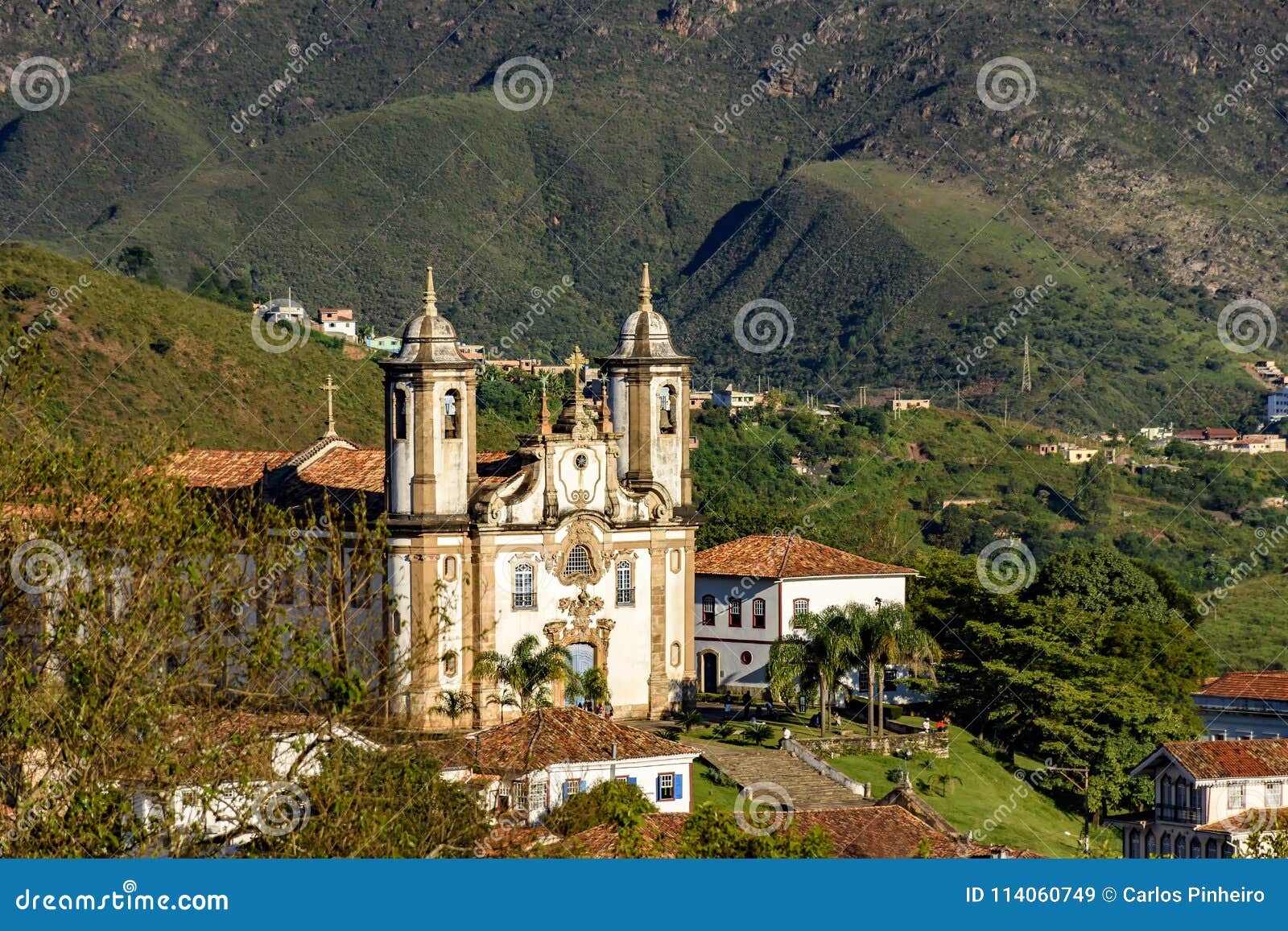 view of one of several churches of ouro preto