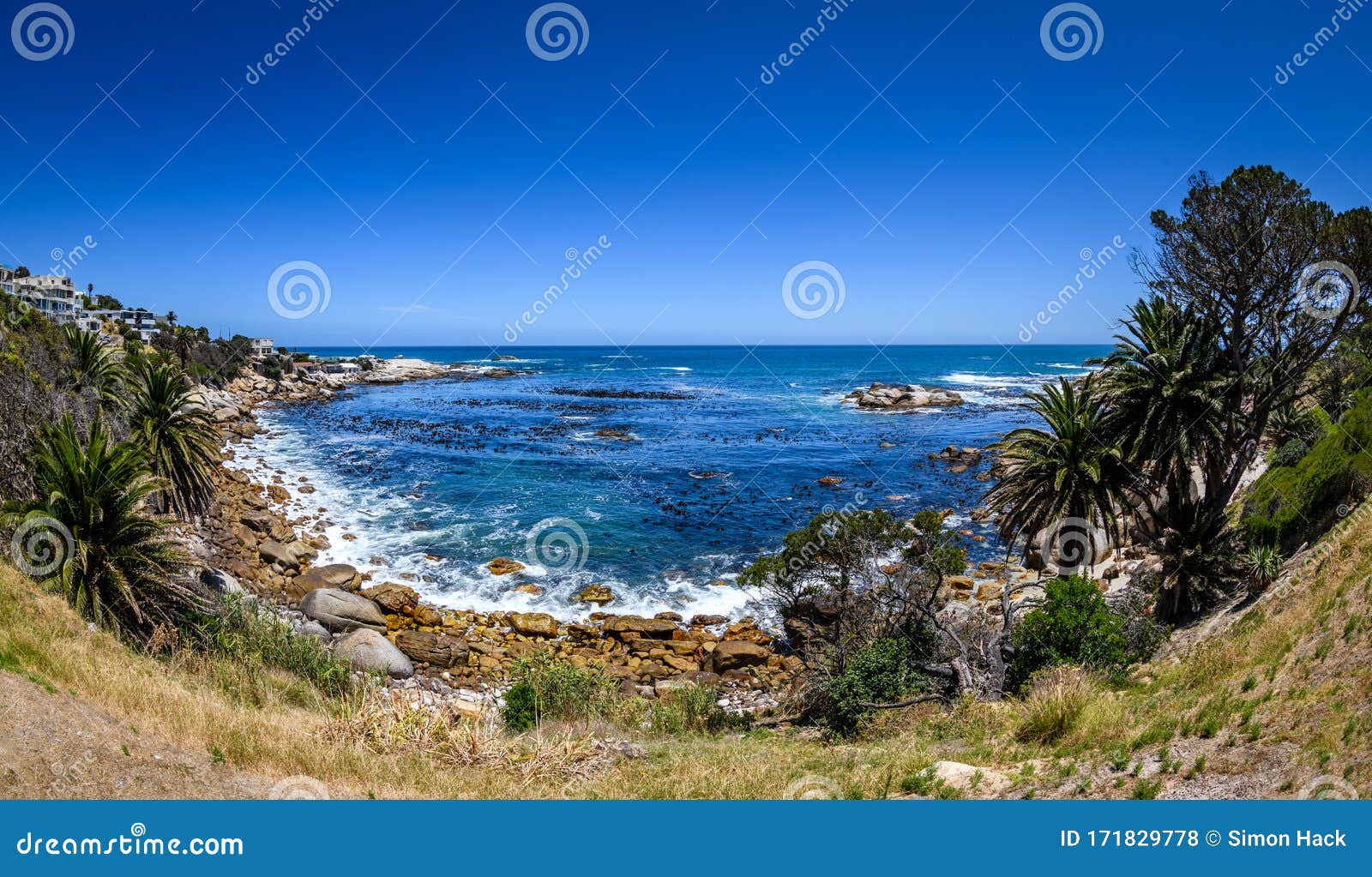 view of one of the small bays south of camps bay,cape town -2