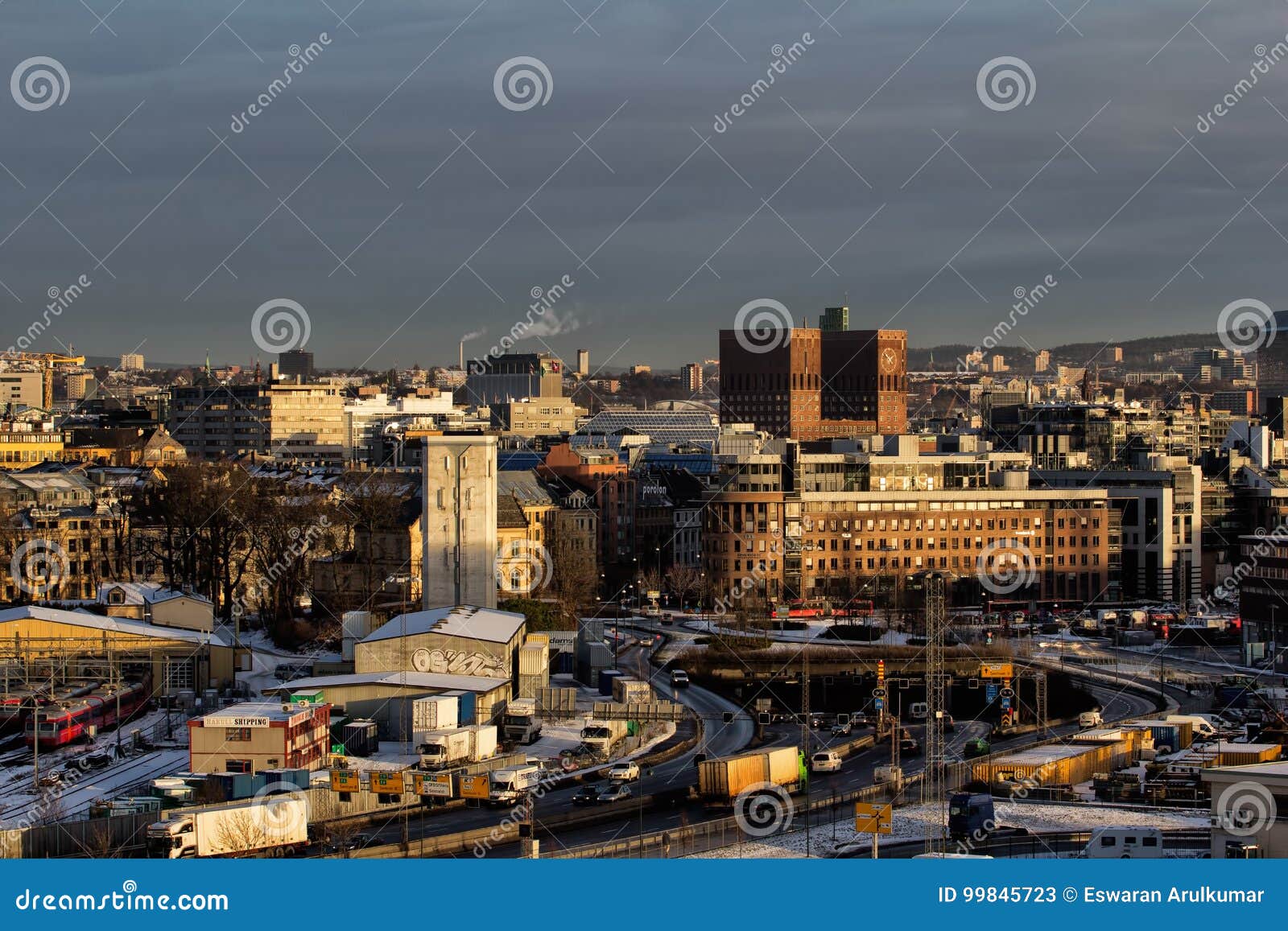 view of oslo city hall