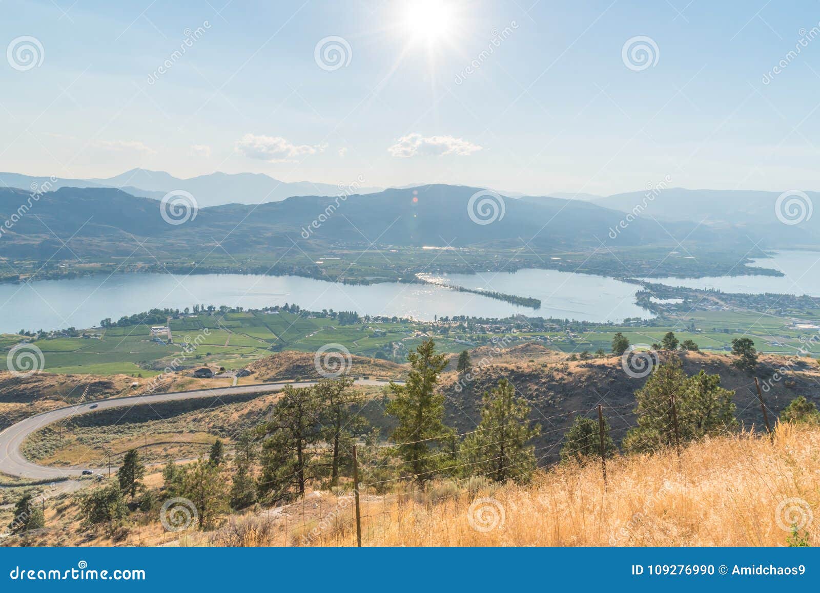 view of osoyoos from anarchist mountain