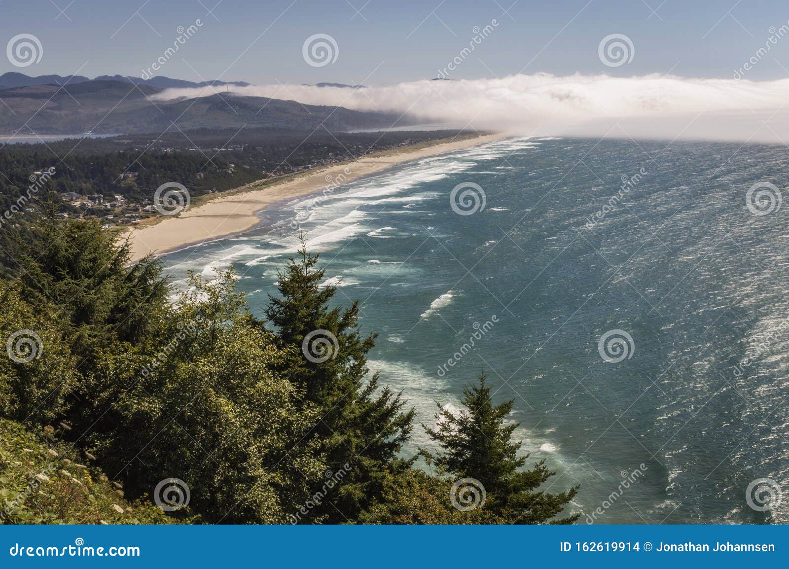 A View of the Pacific Ocean in Oregon Stock Photo Image of beauty