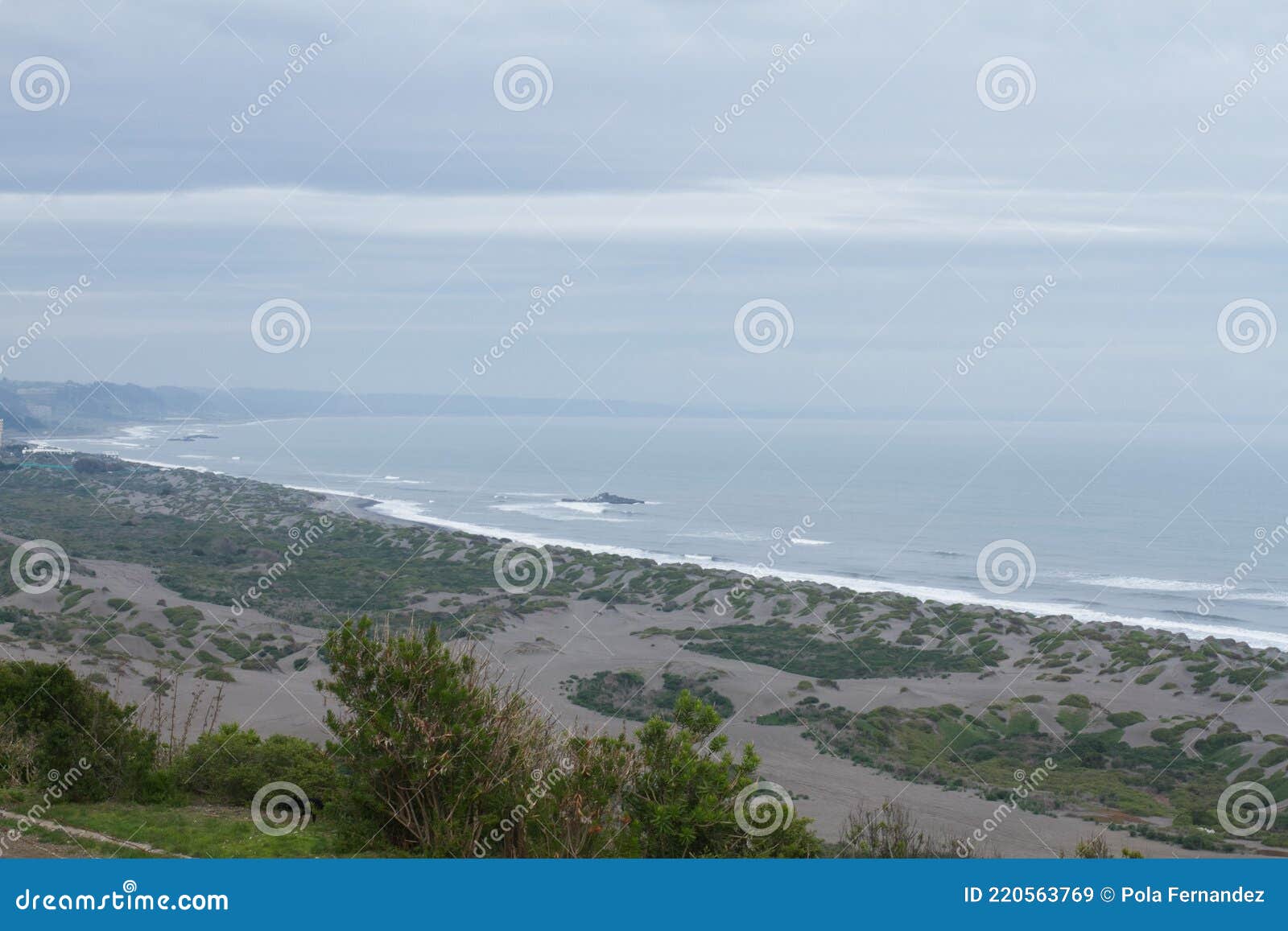 view of the pacific ocean at rocas de santo domingo beach