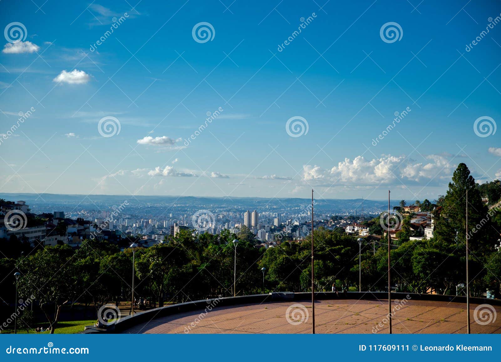 view of the papa square of belo horizonte