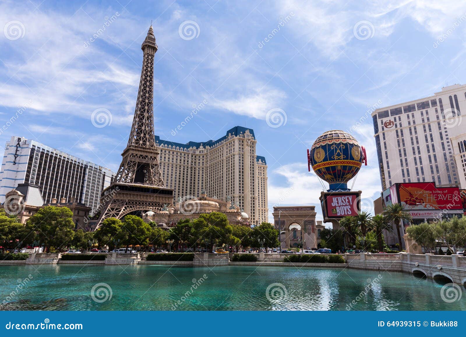 View of the Paris Las Vegas Hotel and Casino, LAS VEGAS, USA Editorial  Image - Image of awesome, boulevard: 64939315