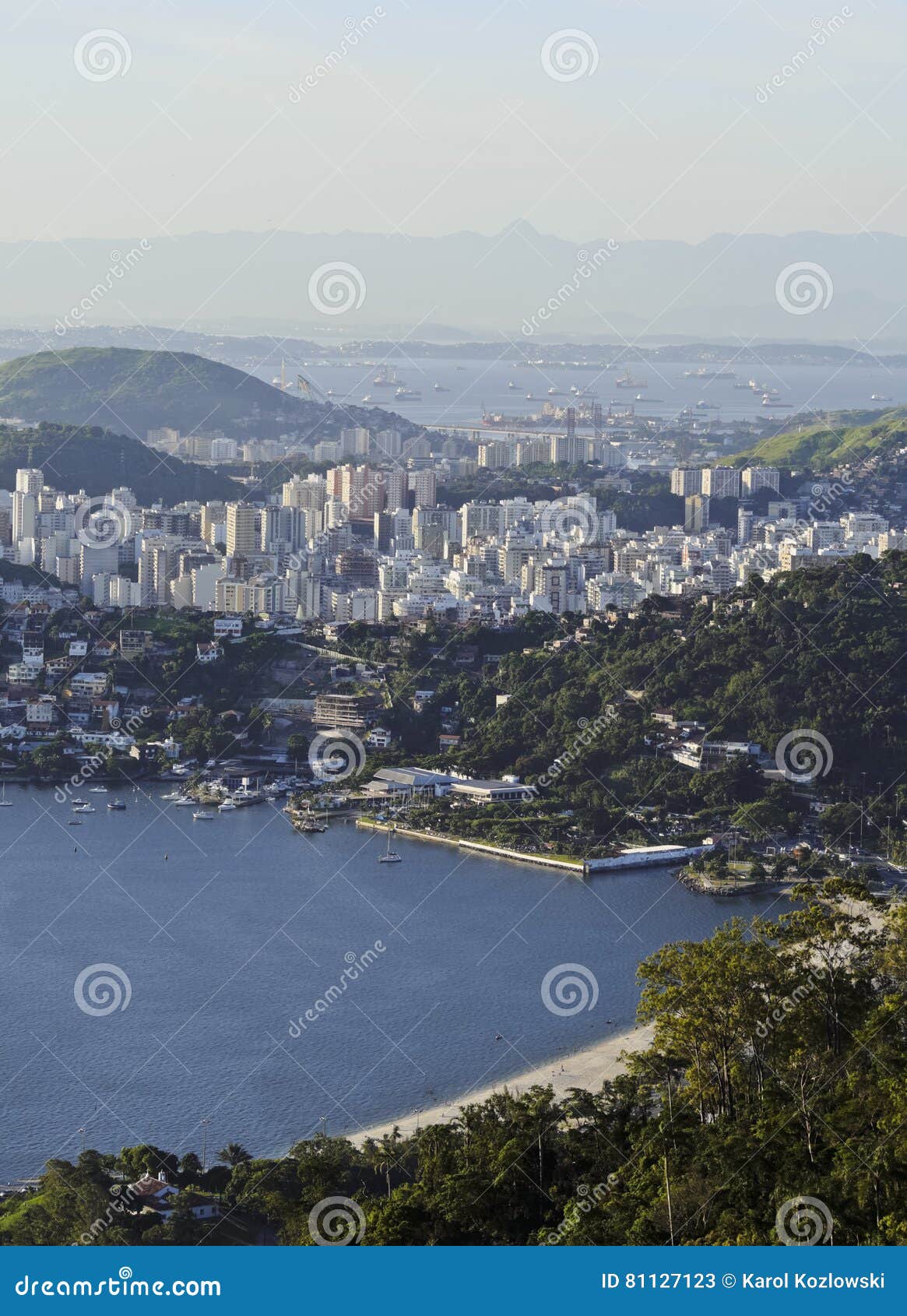 view from parque da cidade in niteroi