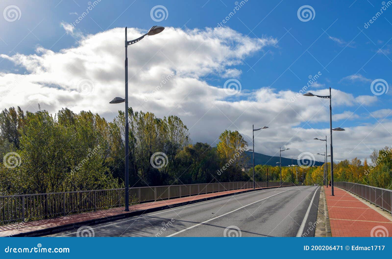 view of empty paved highway.