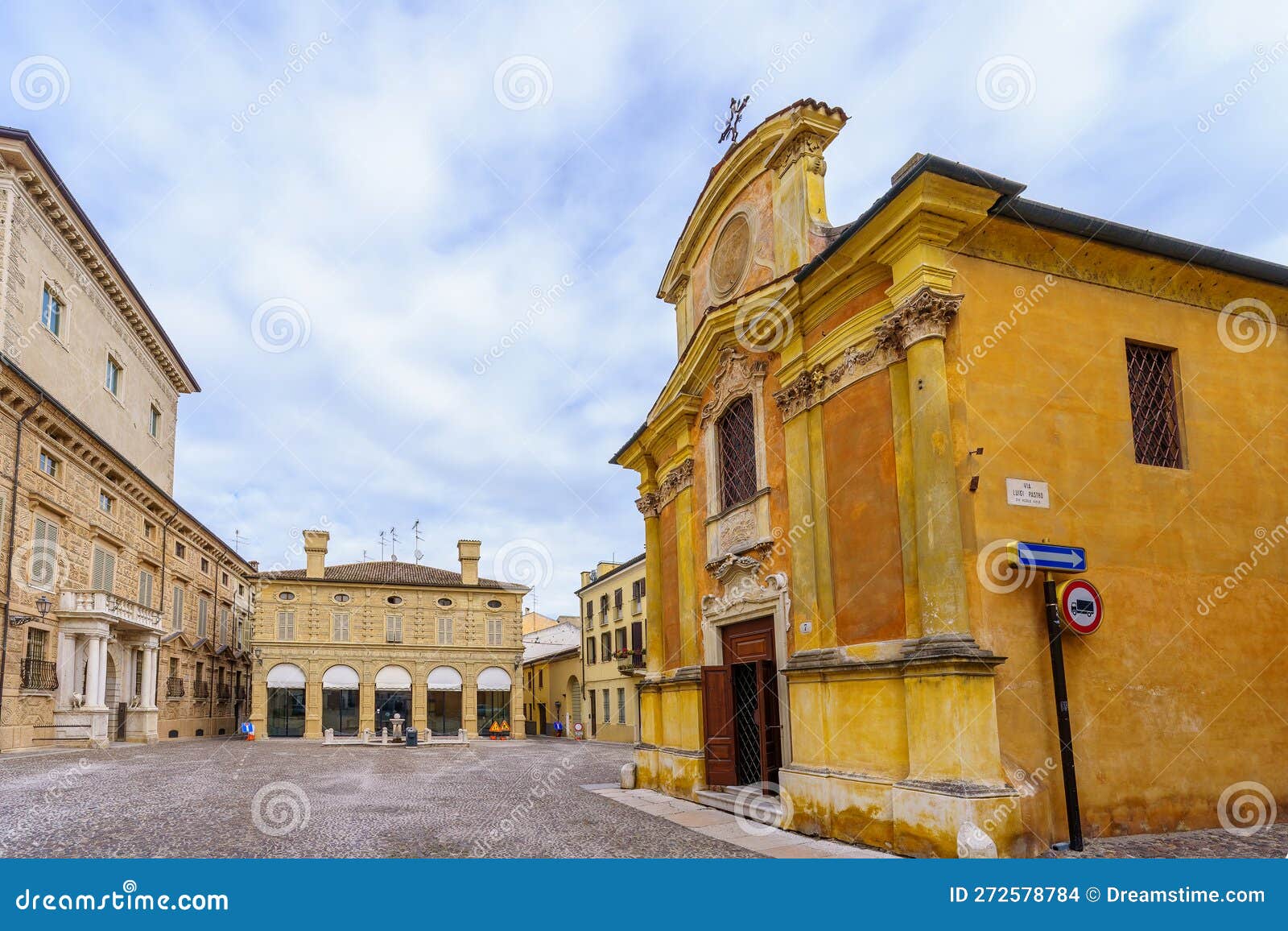 madonna del terremoto church, canossa palace, mantua