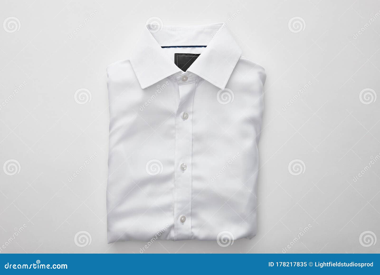 View of Plain Folded Shirt on Stock Image - Image of style, clothing ...