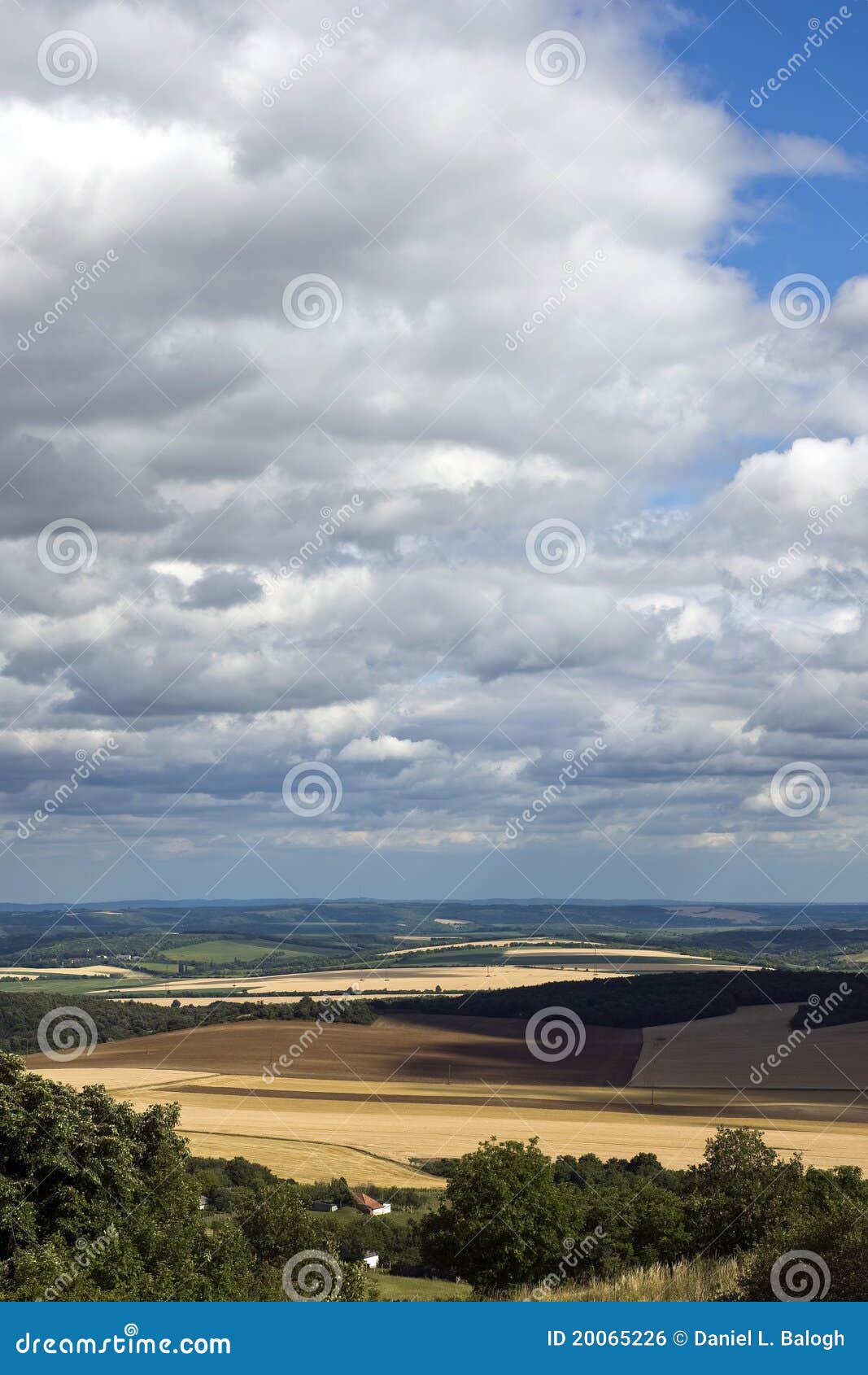 View on the Plough Land stock photo. Image of vegetation 20065226
