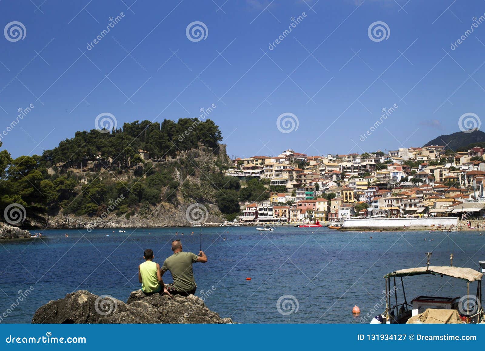 a beautiful paradise in greece parga fishing