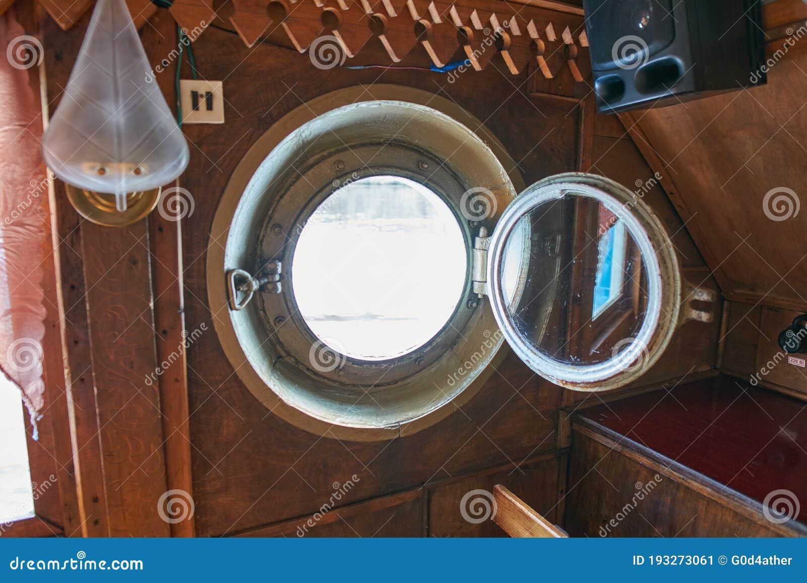 View through Porthole on a Ship. Editorial Photo Image of fleet