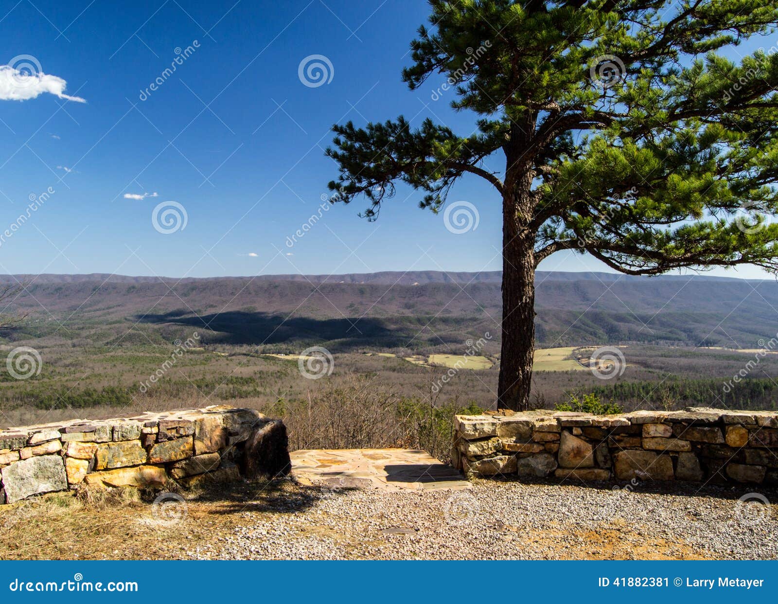 View from Potts Mountain, Virginia Stock Image Image of potts