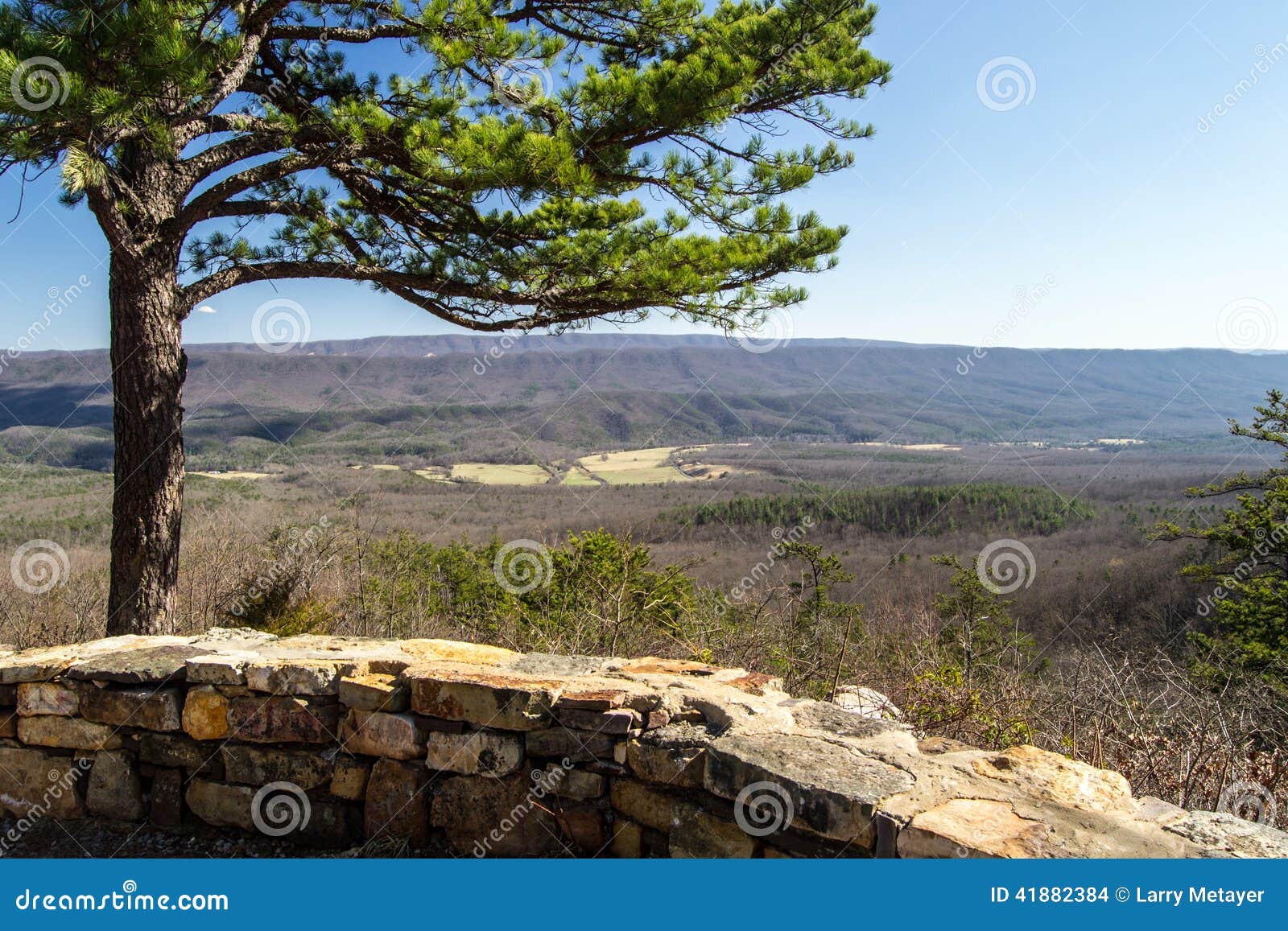 View from Potts Mountain, Virginia Stock Photo Image of outdoor
