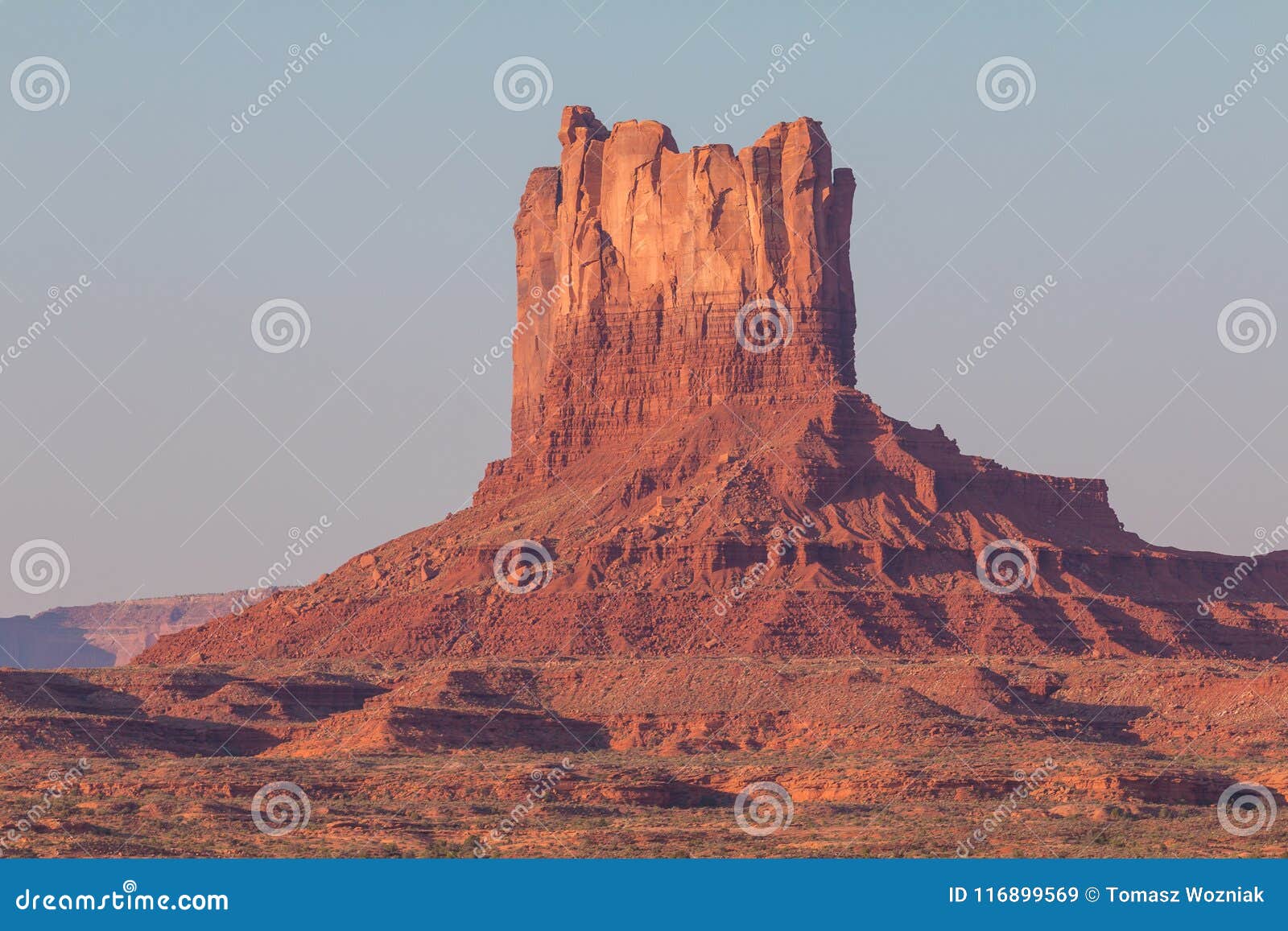 View on Red Rock Formation in Tribal Park. Stock Image - Image formation, panorama: 116899569