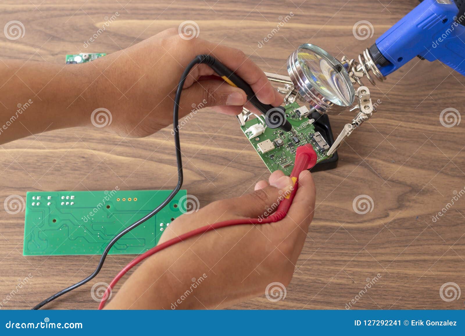 Electronic circuit repair stock image. Image of electrician Circuit Diagram