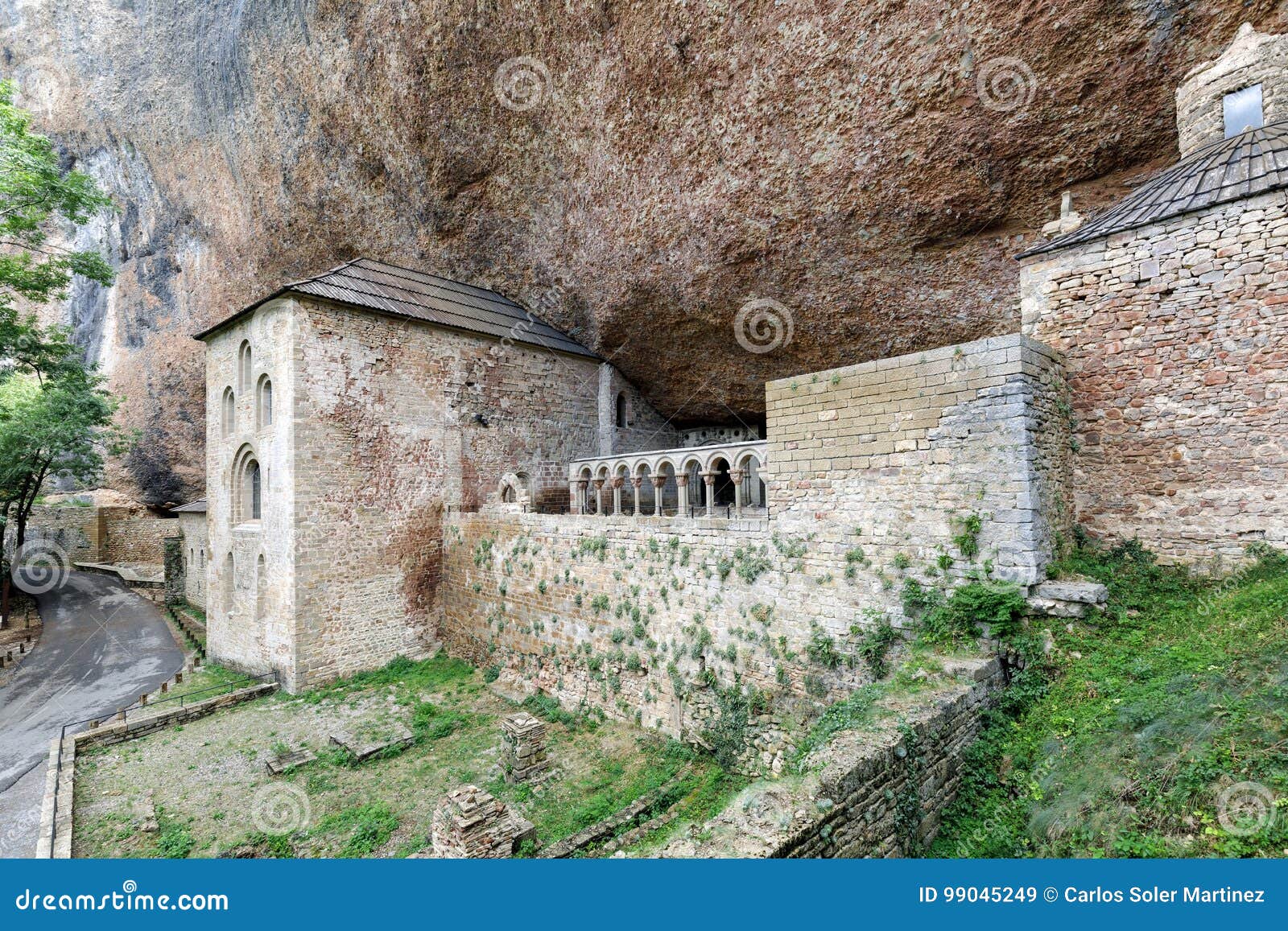 san juan de la pena romanesque monastery huesca spain