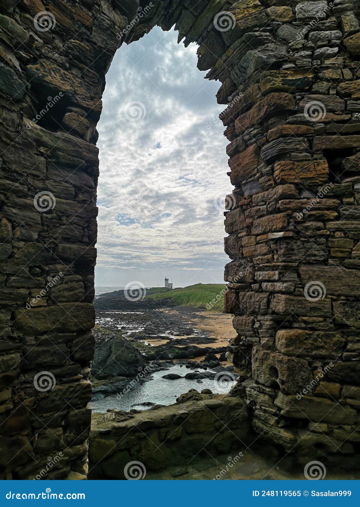 Landmarks and Landscapes of Elie in Fife Stock Image - Image of firth ...