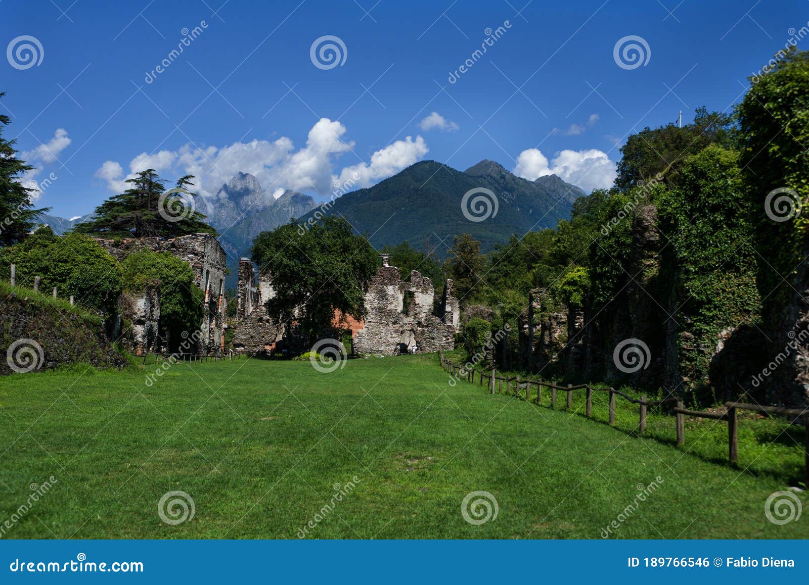 view of the ruins of fuentes fort , built in 1600