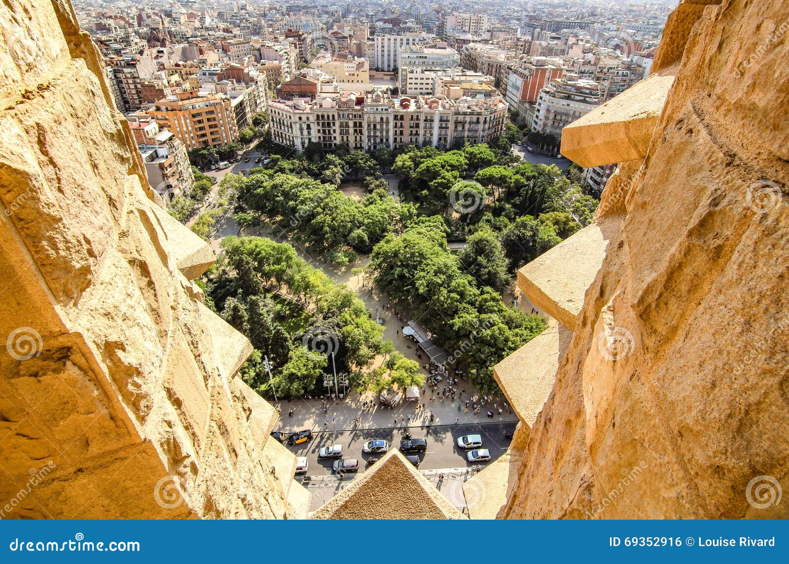 view from sagrada familia