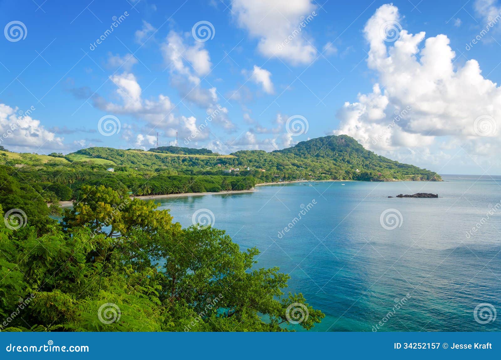 View of San Andres Y Providencia Stock Image - Image of providencia ...