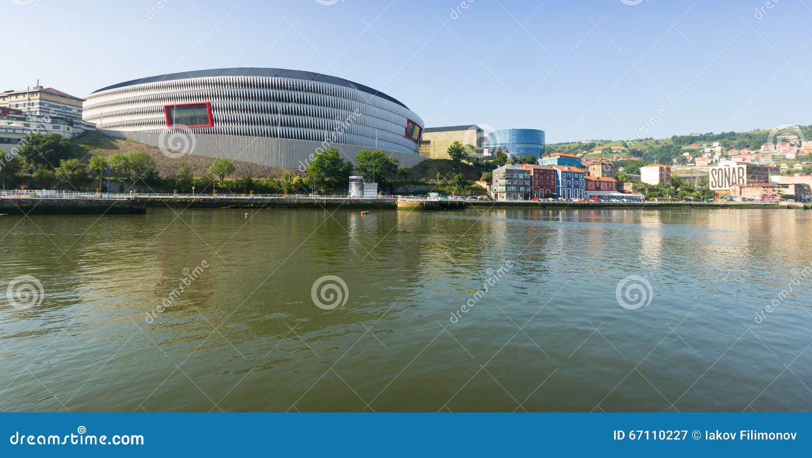 View Of San Mames Stadium Athletic Bilbao Fc Stadium Editorial Photography Image Of Club Building