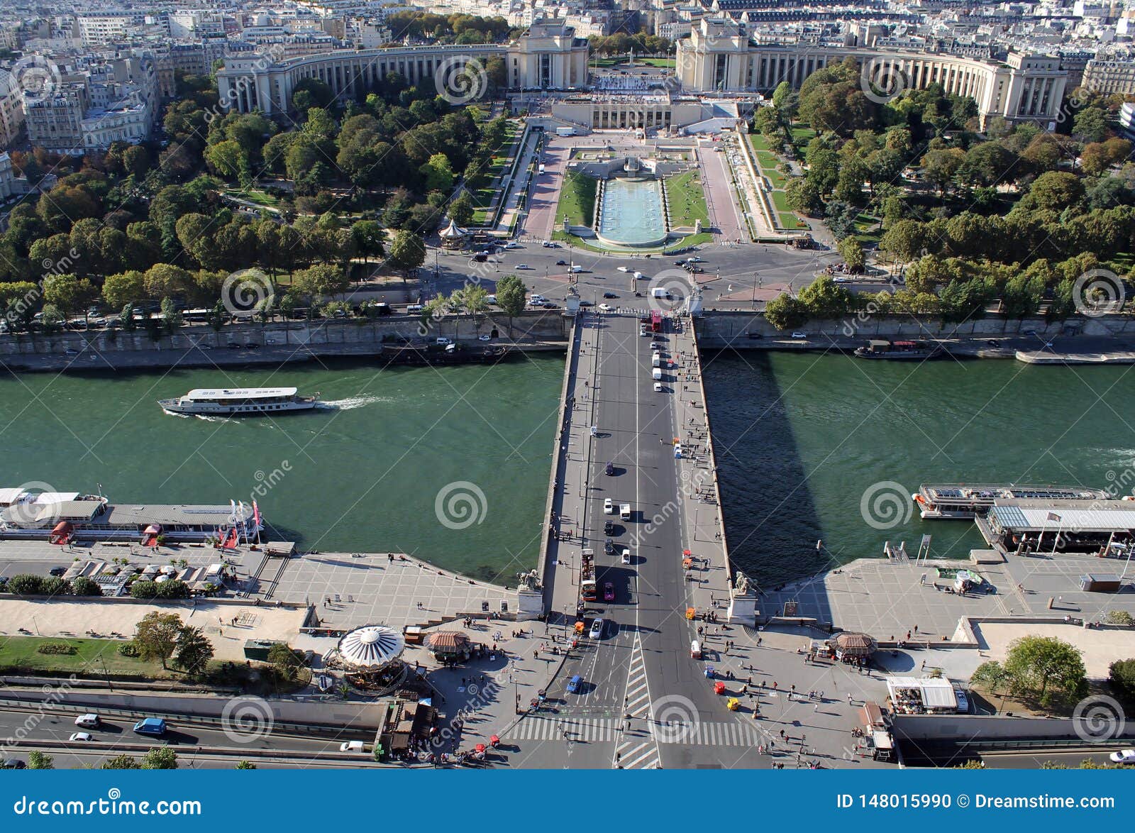 view from the second floor of the eiffel tower in paris