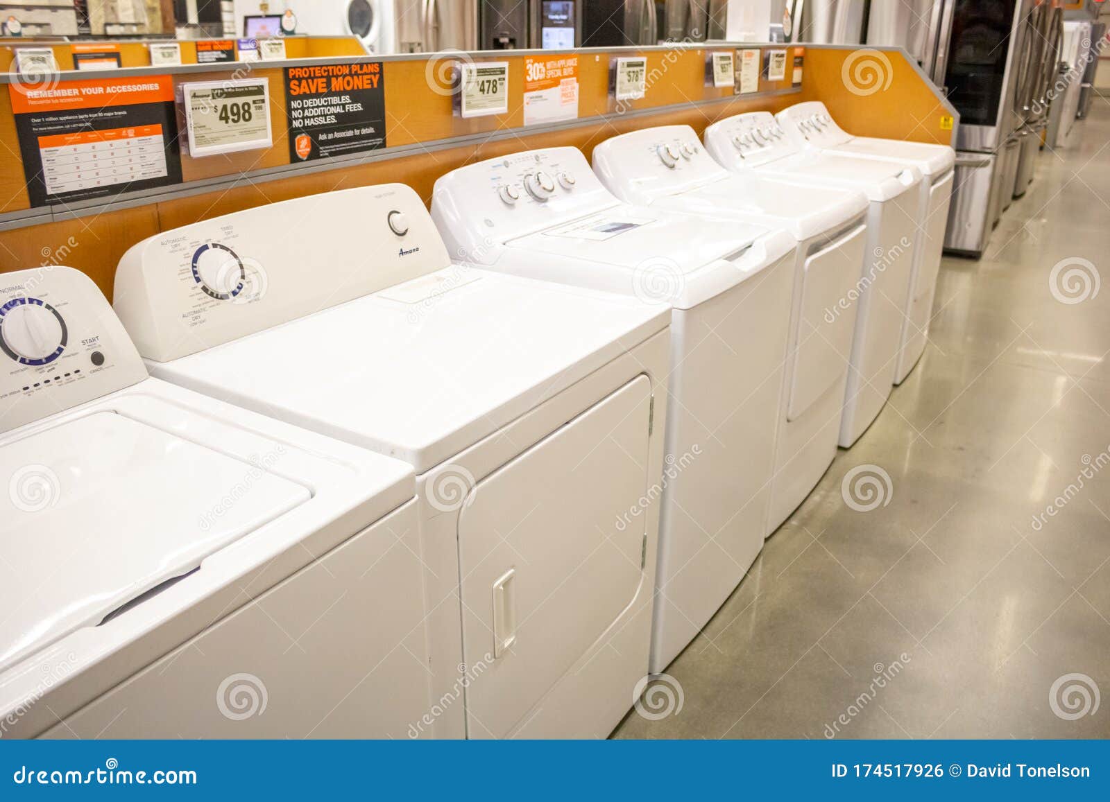 Washers and Dryers editorial photo. Image of house, store 174517926