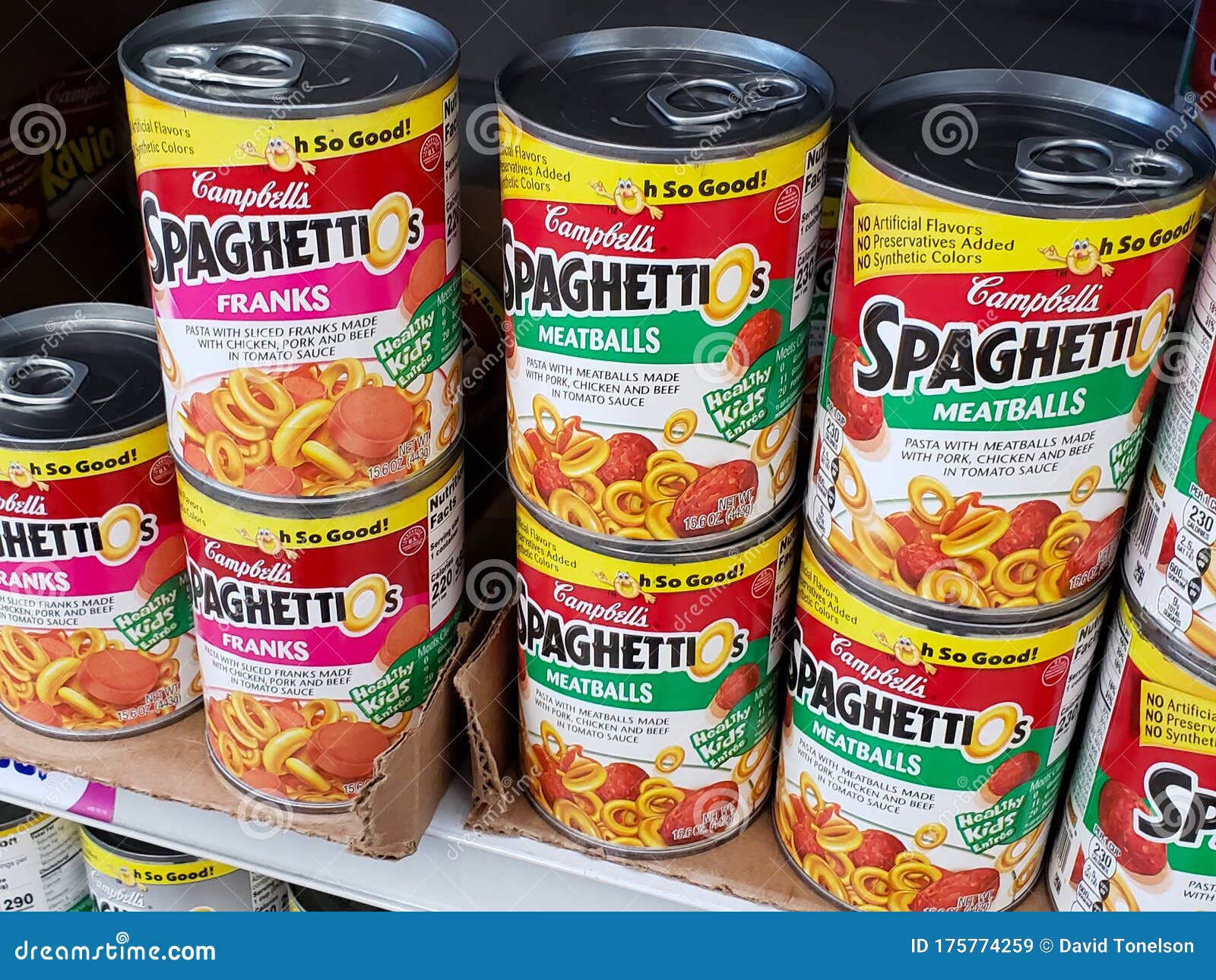 Spaghettios Cans Editorial Stock Image Image Of Vegetables