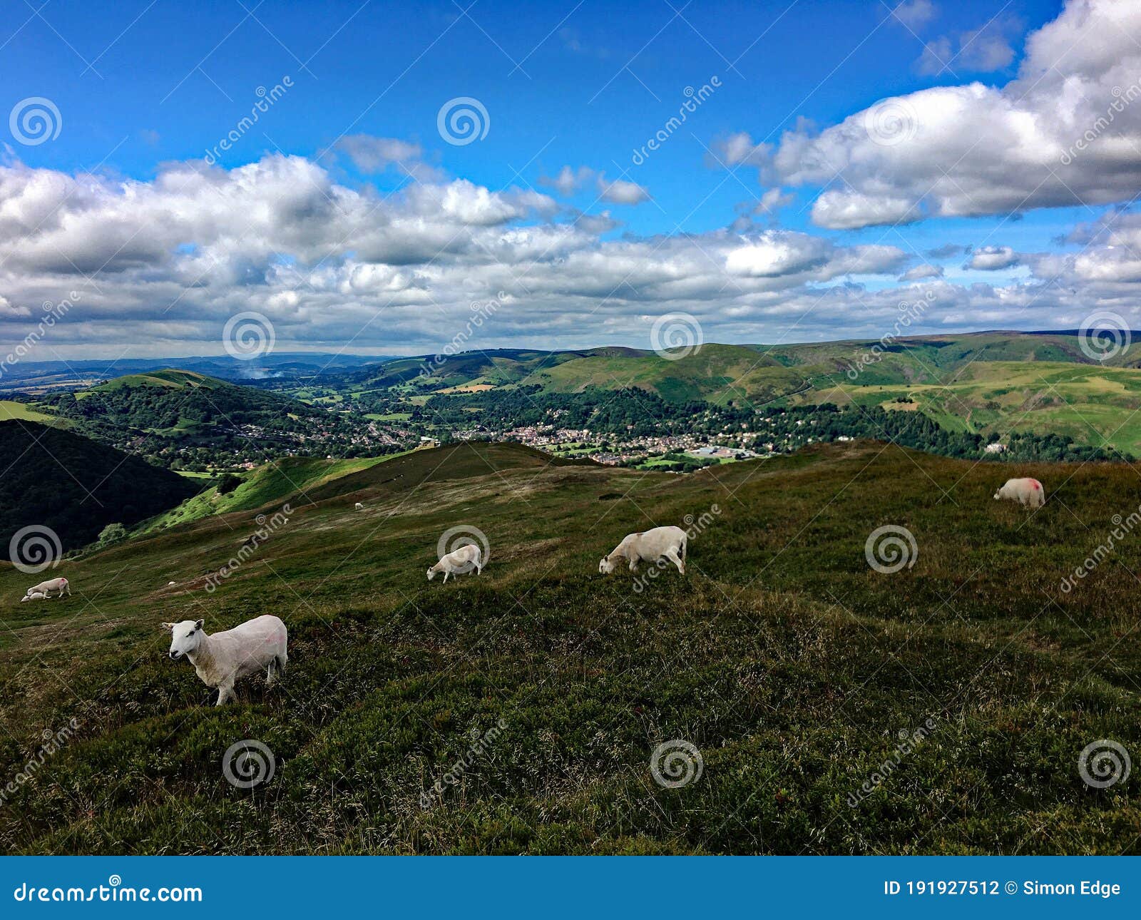 a view of the shropshire countryside near caer caradoc