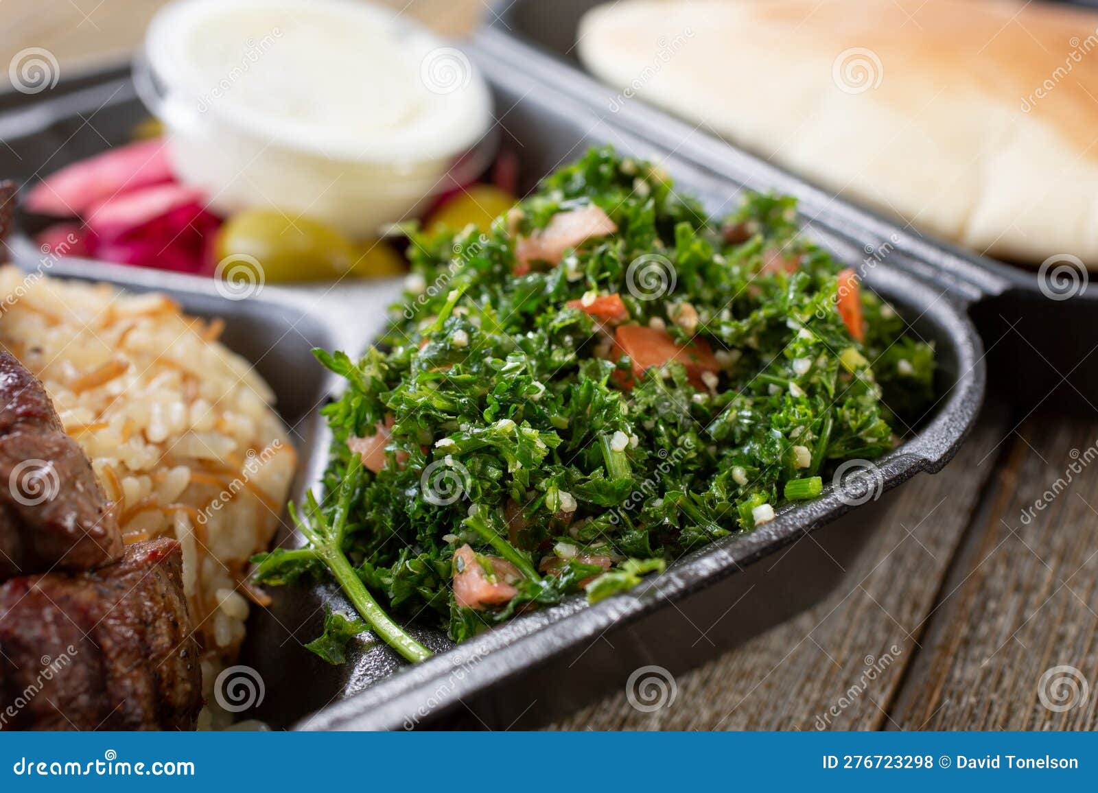 side of tabbouleh, tabouli