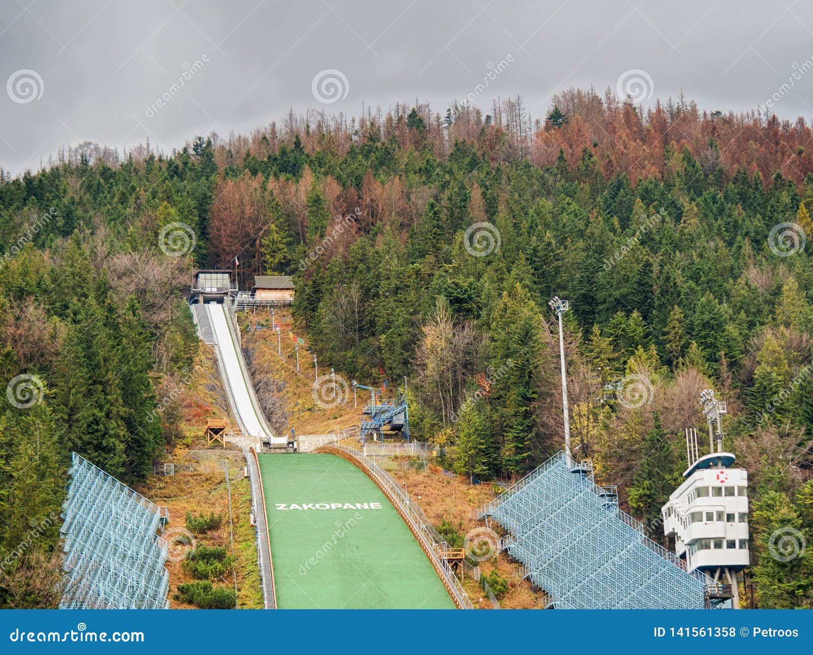 View Of The Ski Jump Ramp On The Aircraft Carrier HMS Prince Of Wales