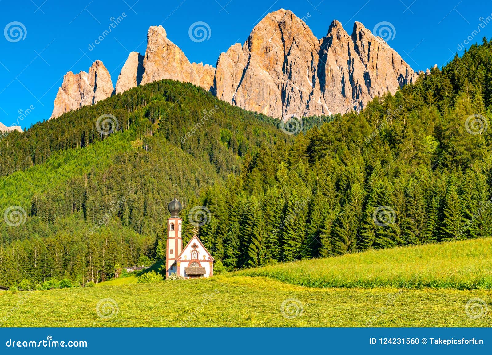 view of the small baroque church of st. johannes of nepomuk