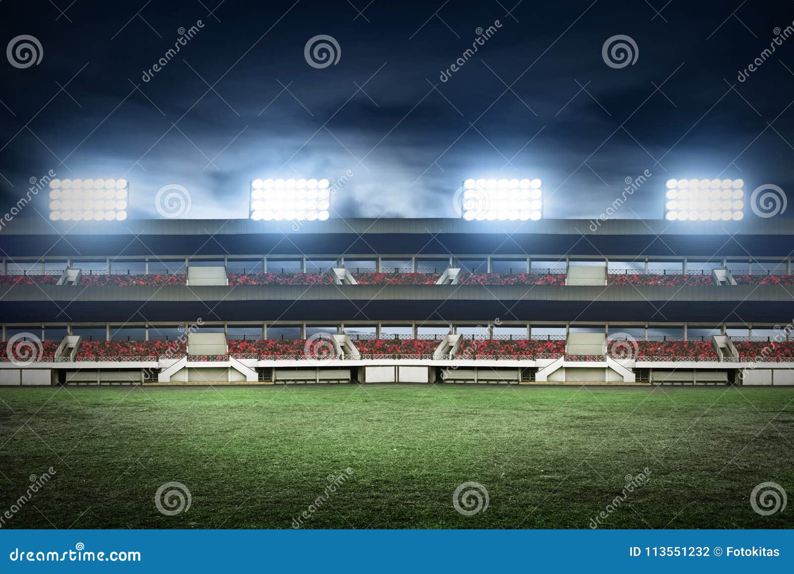 View of Soccer Stadium Fields Stock Photo Image of crowd, euro 113551232