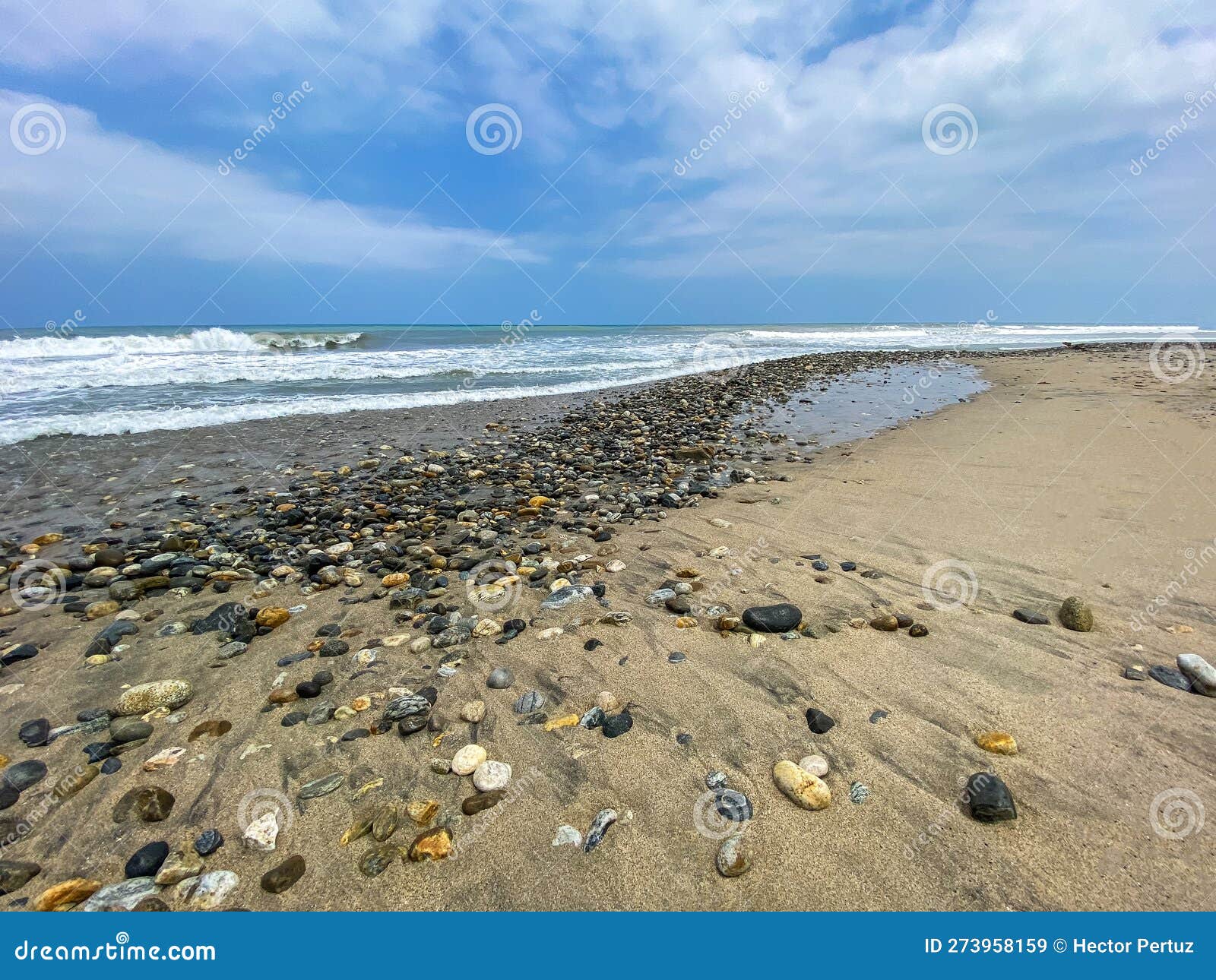 view of stones by the sea