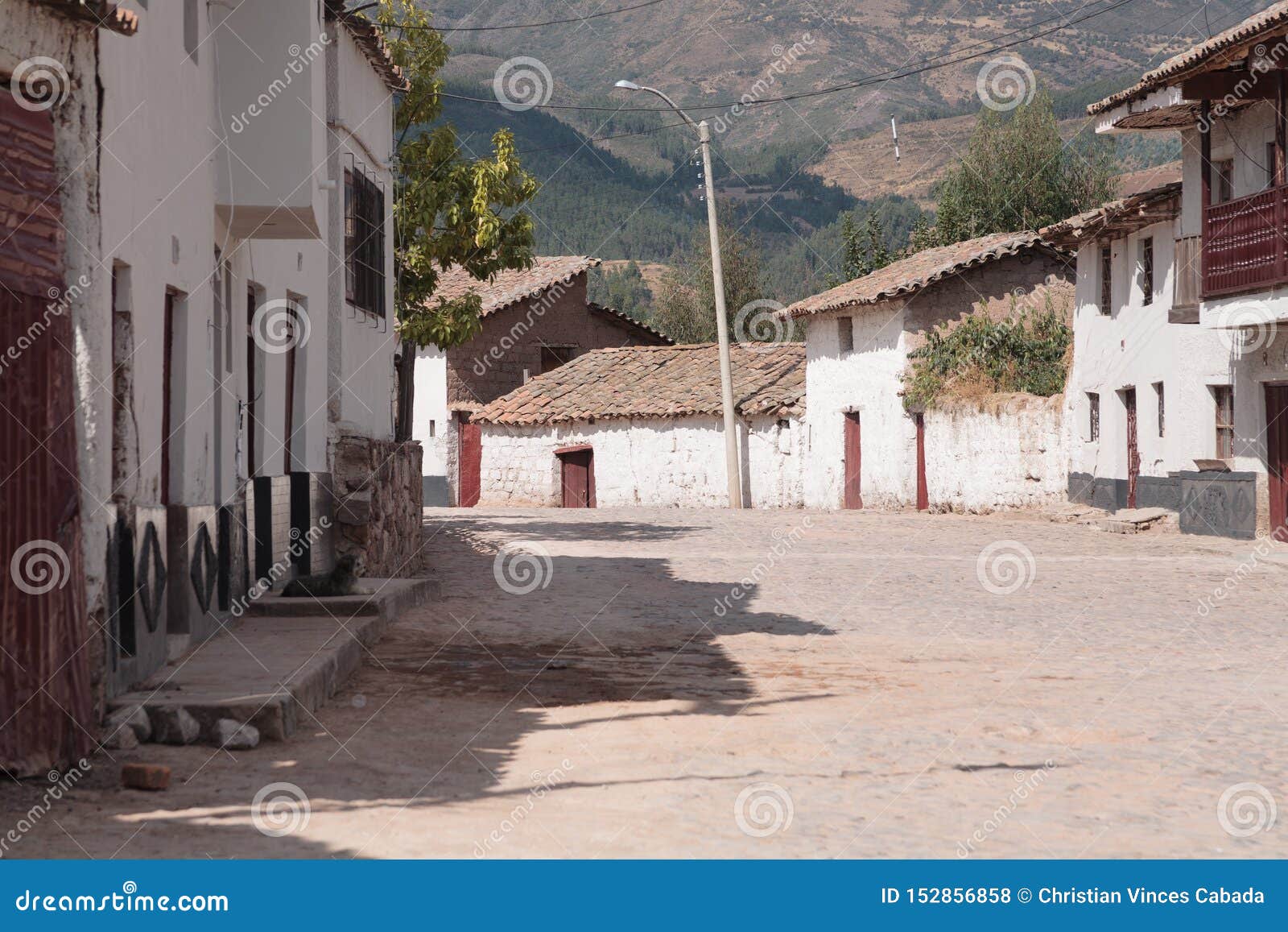 view of a street in pampa de quinua town