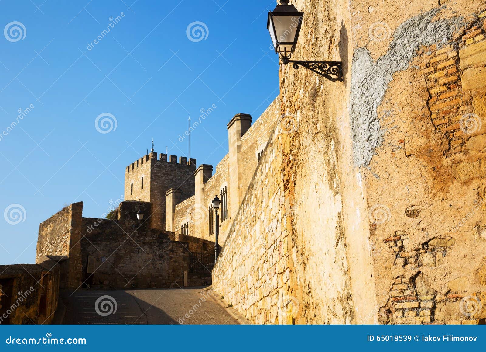 view of suda castle in tortosa