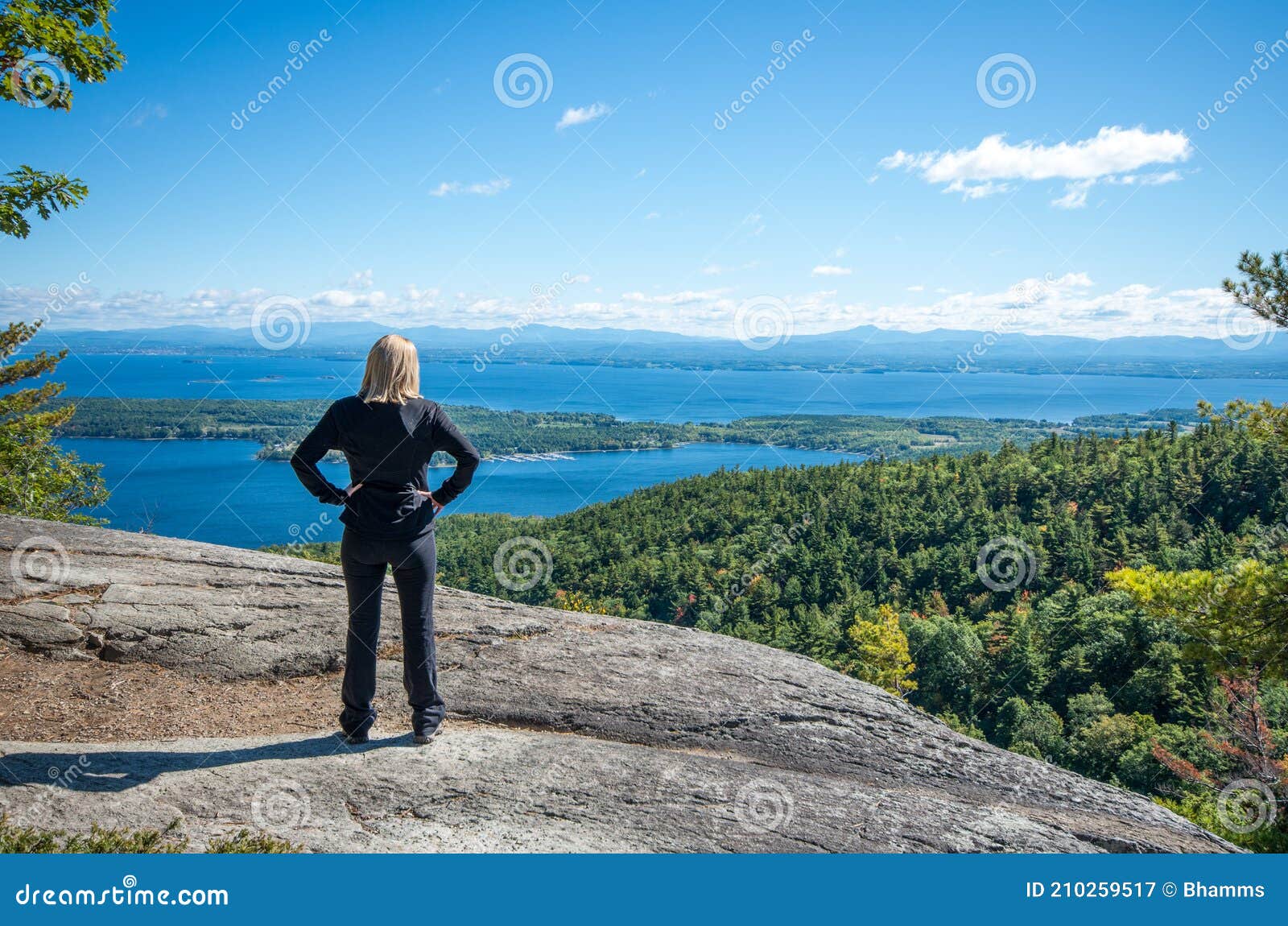 View from the Sumit of Rattlesnake Mountain Stock Image Image of view