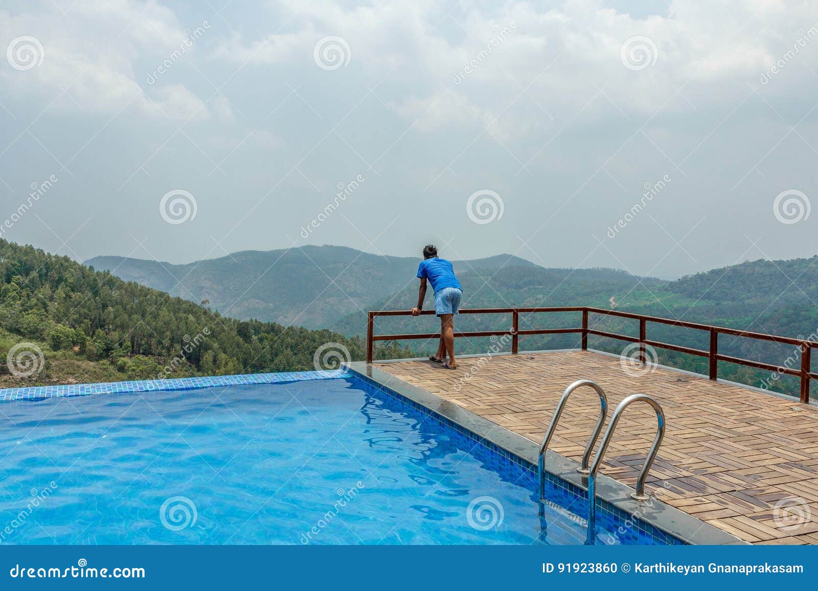 View of Swimming Pool on Top of a Hill Station with Mountain in the  Background, Salem, Yercaud, Tamilnadu, India, April 29 2017 Editorial Image  - Image of outdoor, hotel: 91923860