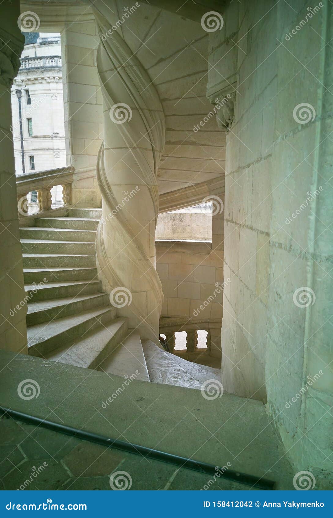 View from the Terrace of the Medieval Spiral Staircase of the Castle