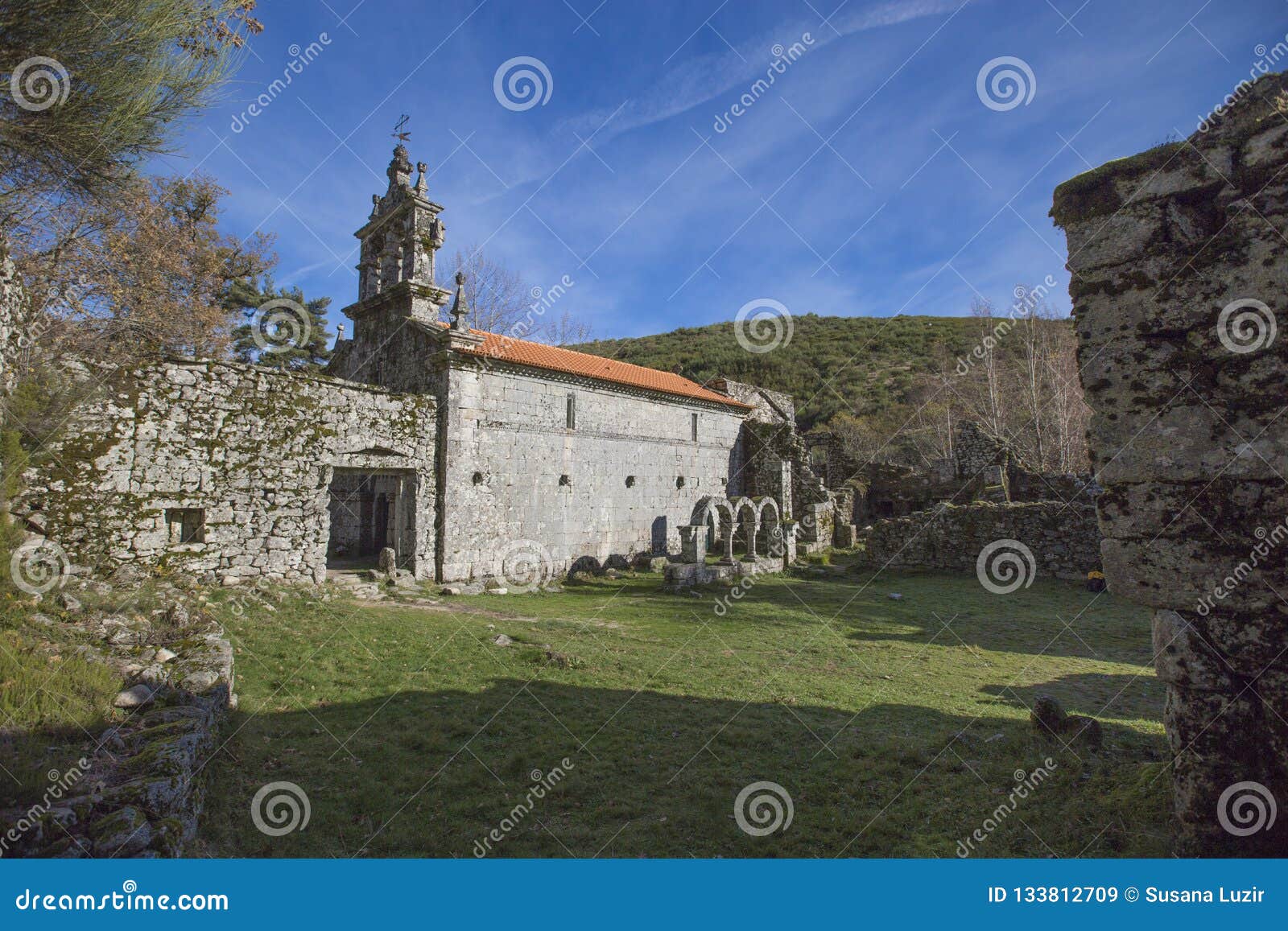 ruined monastery of pitoes das junias, municipality of montalegre. peneda gerÃÂªs national park. portugal.