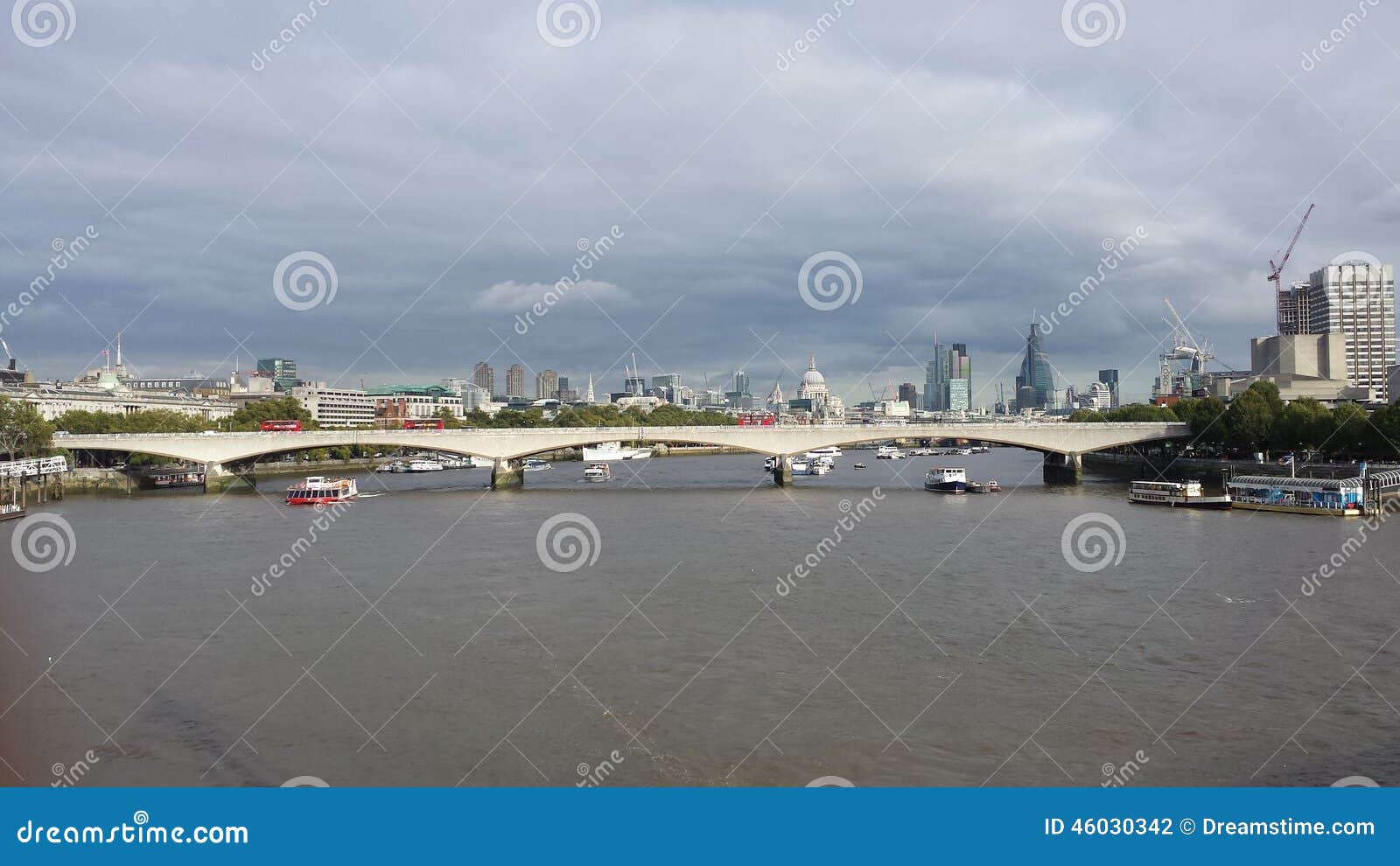 view of the thames, london