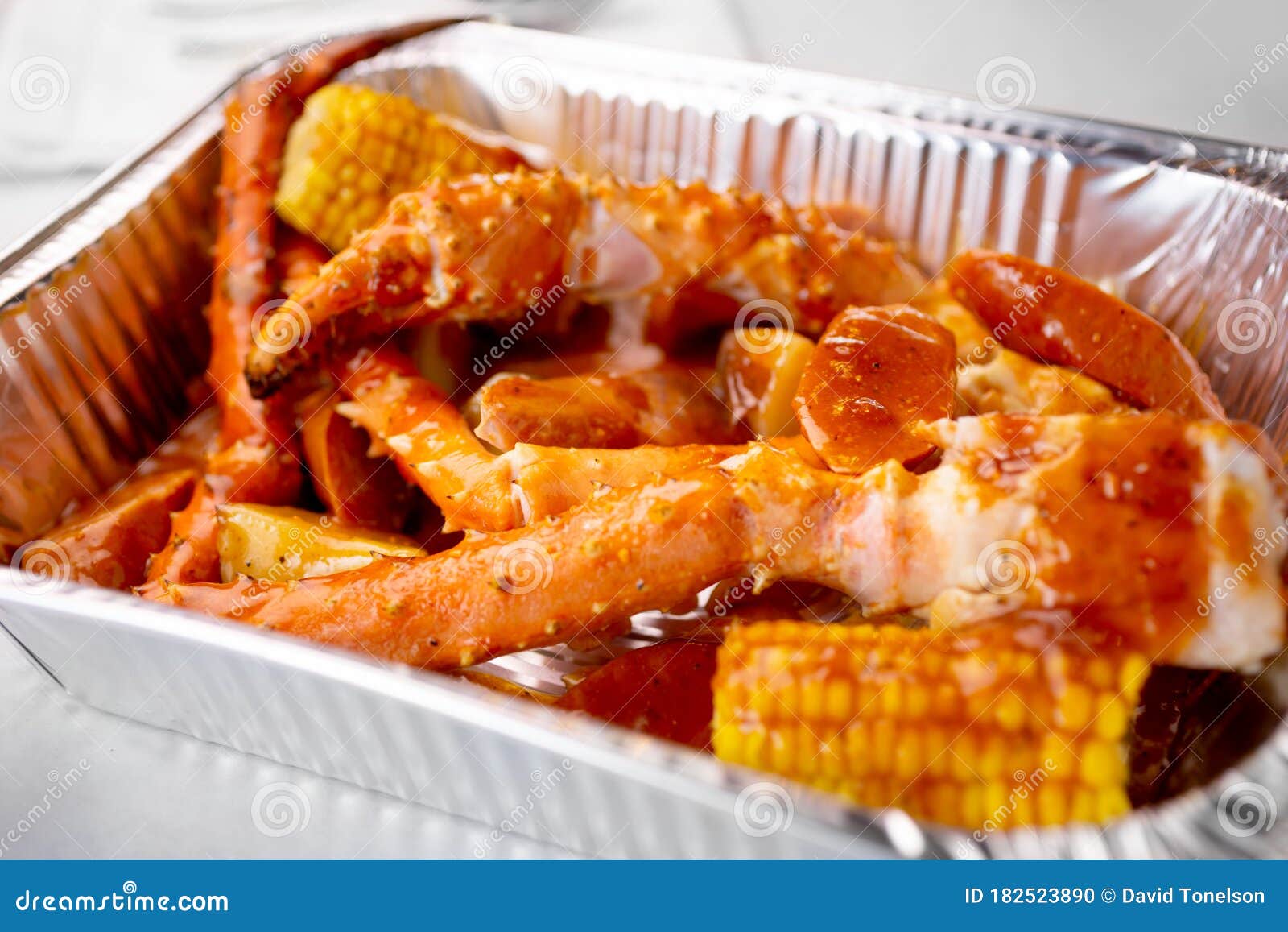 King crab boil stock photo. Image of title, fork, menu 182523890