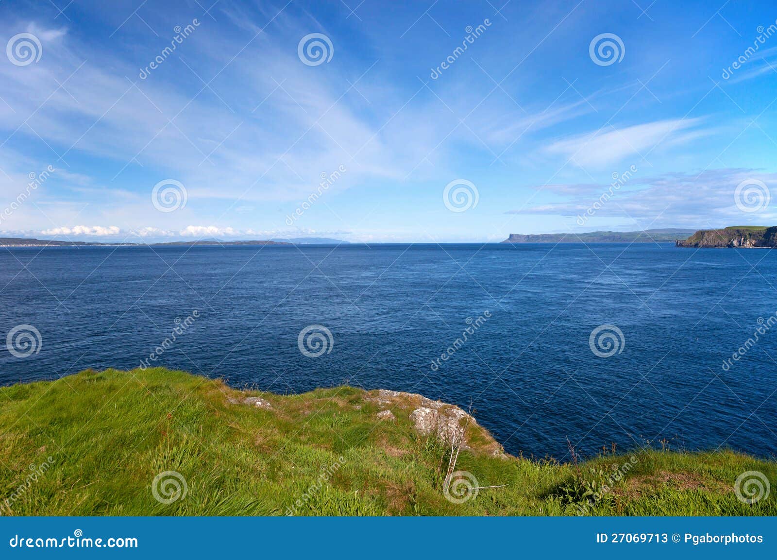 View To the Atlantic Ocean,Ireland Stock Image Image of landscape